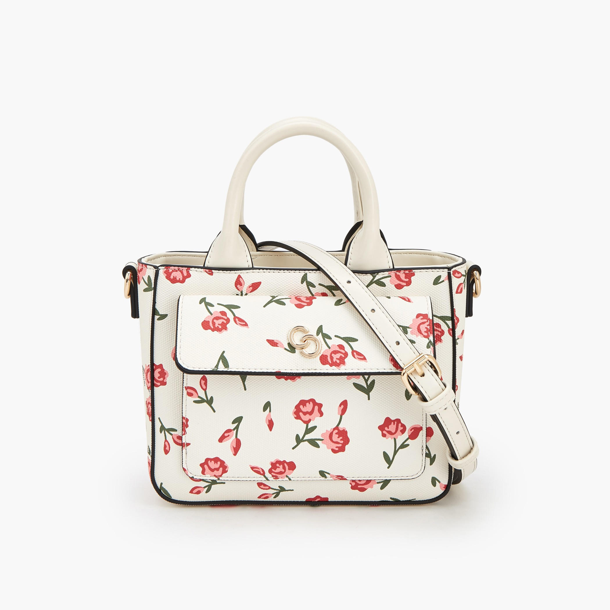 Celeste Floral Print Tote Bag with Double Handle-women-bagsandwallets-handbags-image-1