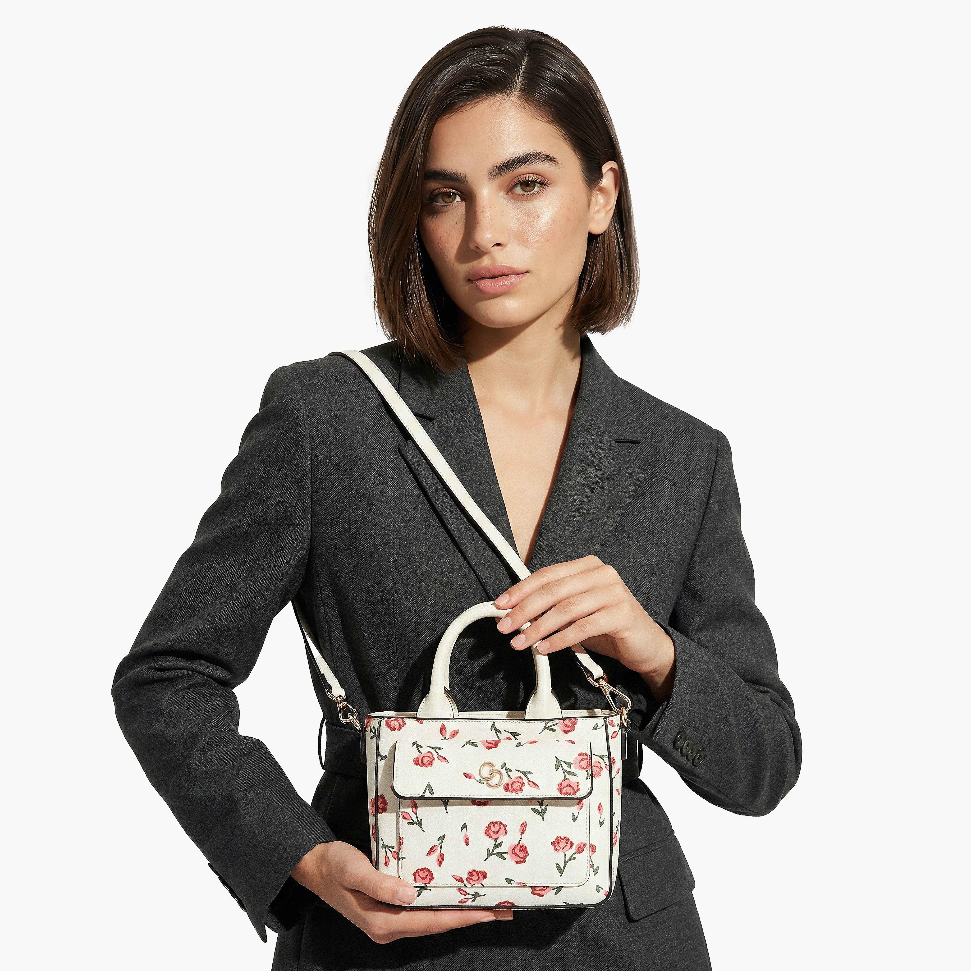 Celeste Floral Print Tote Bag with Double Handle-women-bagsandwallets-handbags-image-2