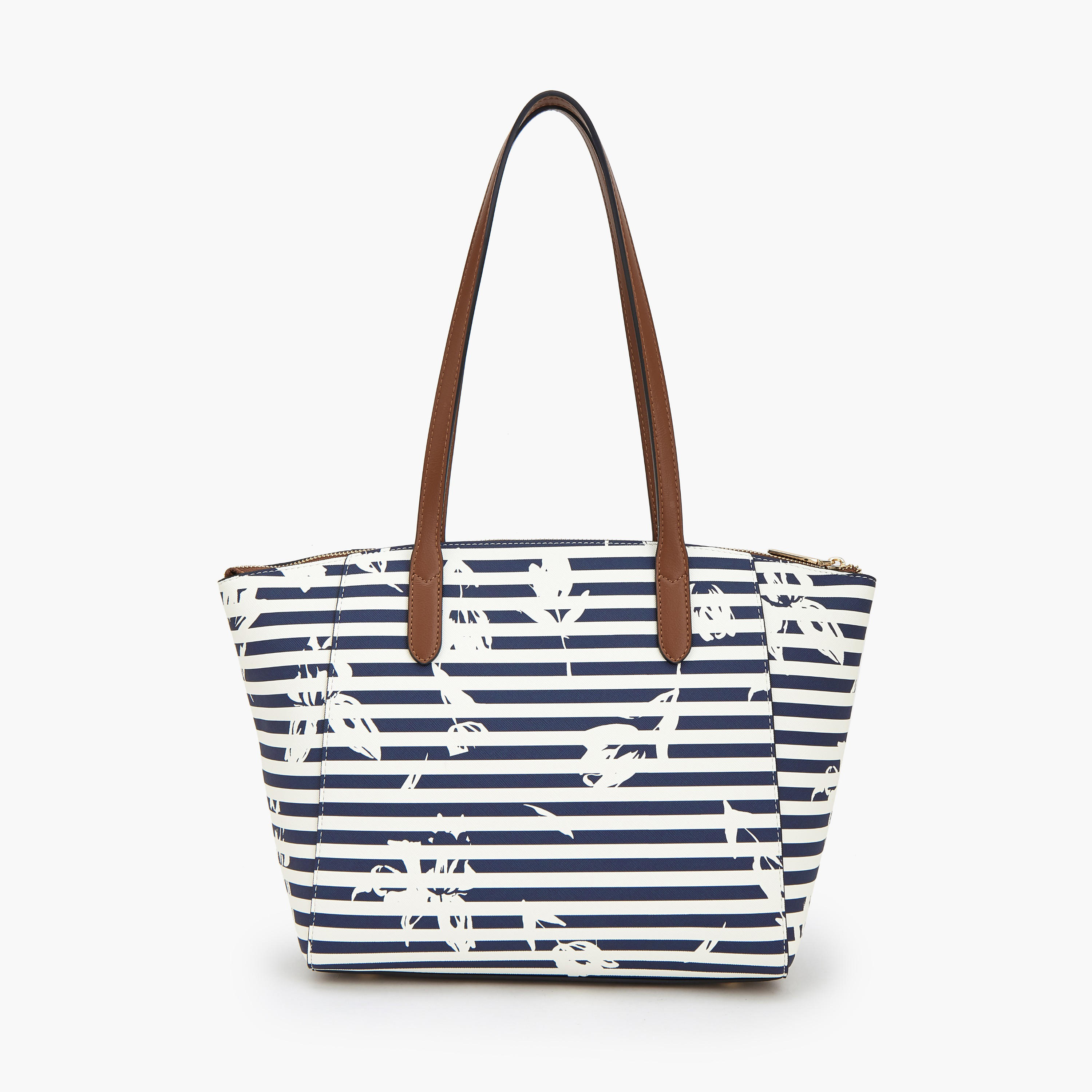 Celeste Striped Tote Bag with Double Handle-women-bagsandwallets-handbags-image-4