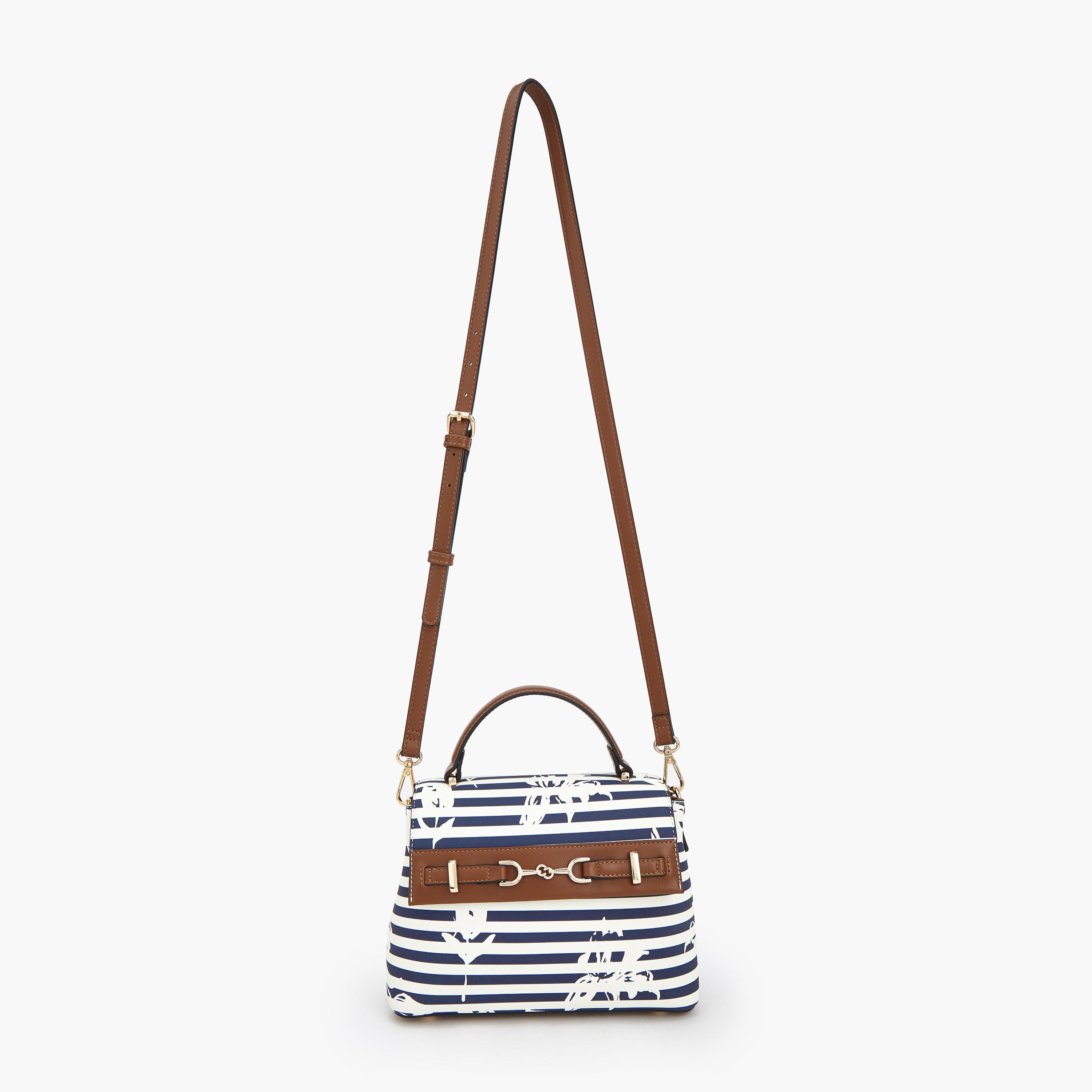 Celeste Striped Satchel Bag with Handle-women-bagsandwallets-handbags-image-2