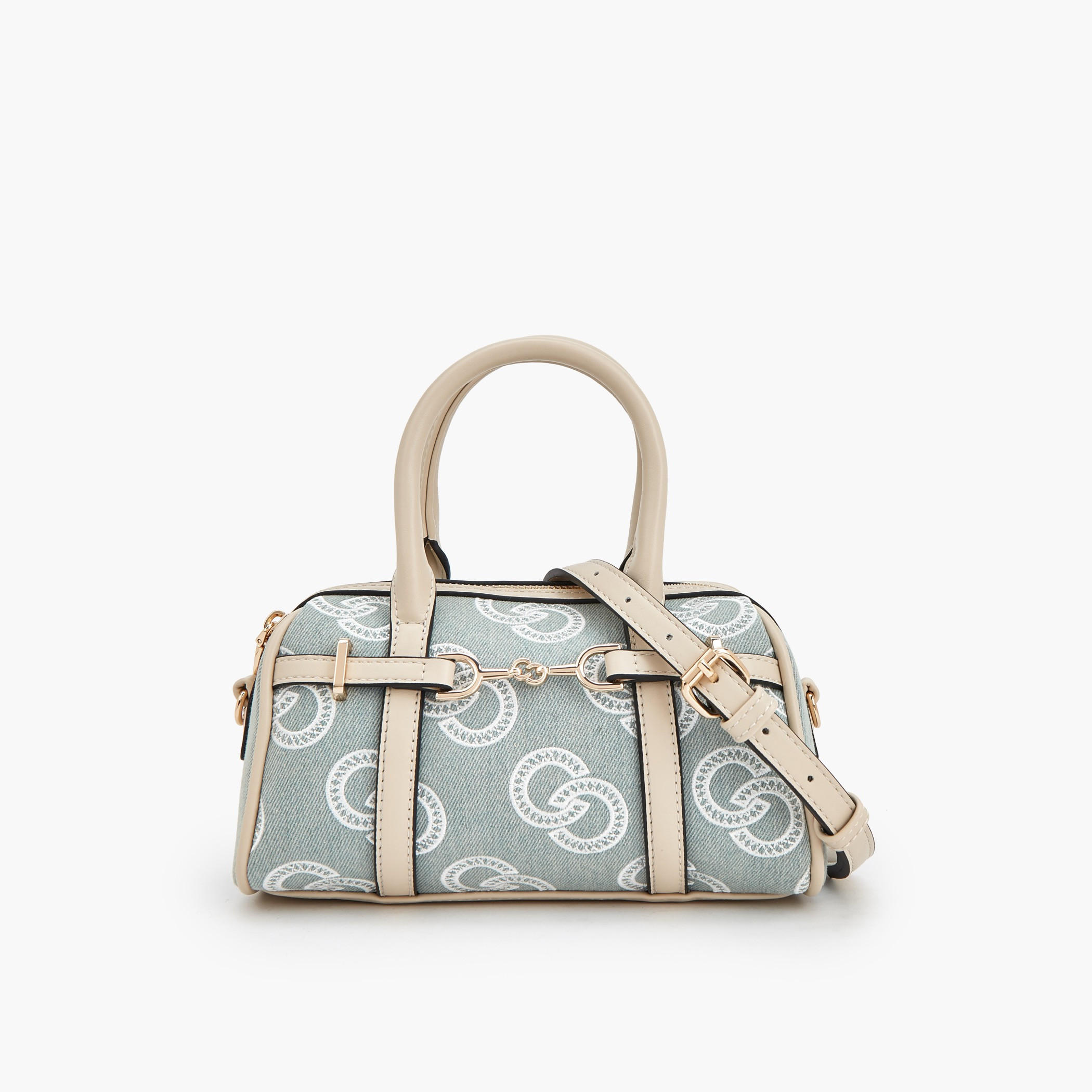 Celeste Monogram Embroidered Bowler Bag with Dual Handle-women-bagsandwallets-handbags-image-1