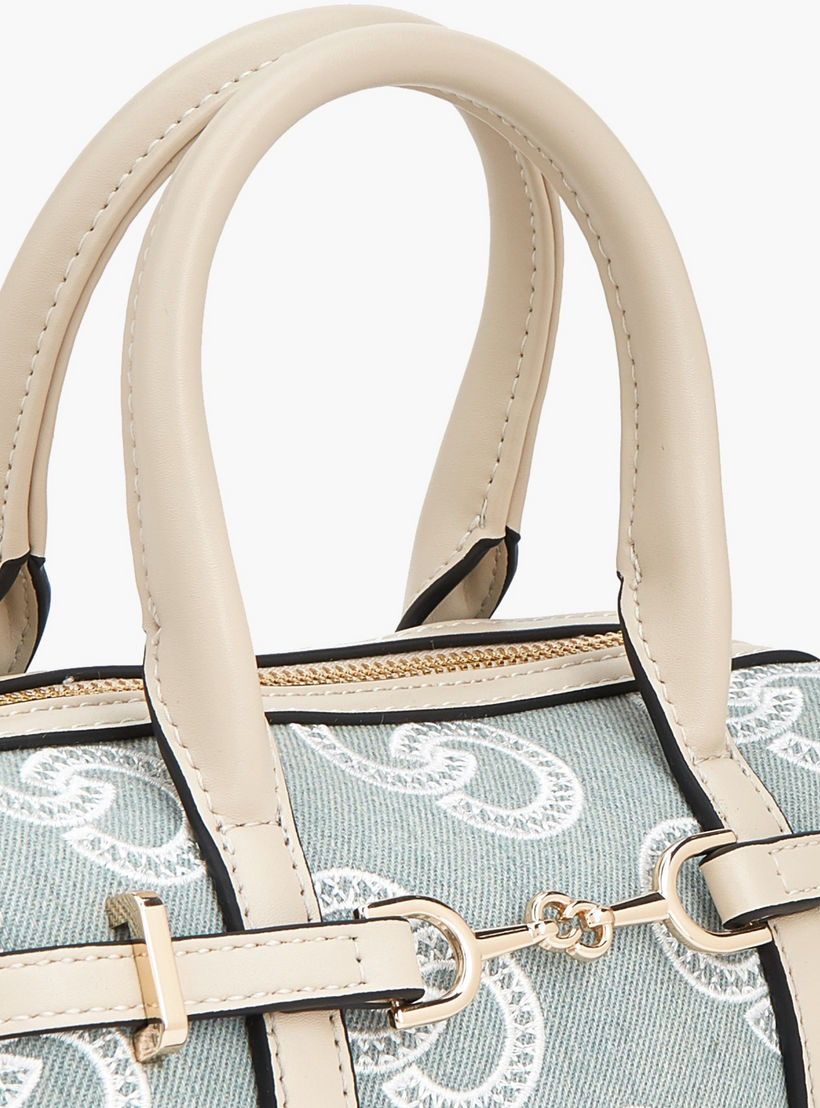 Celeste Monogram Embroidered Bowler Bag with Dual Handle-women-bagsandwallets-handbags-image-5