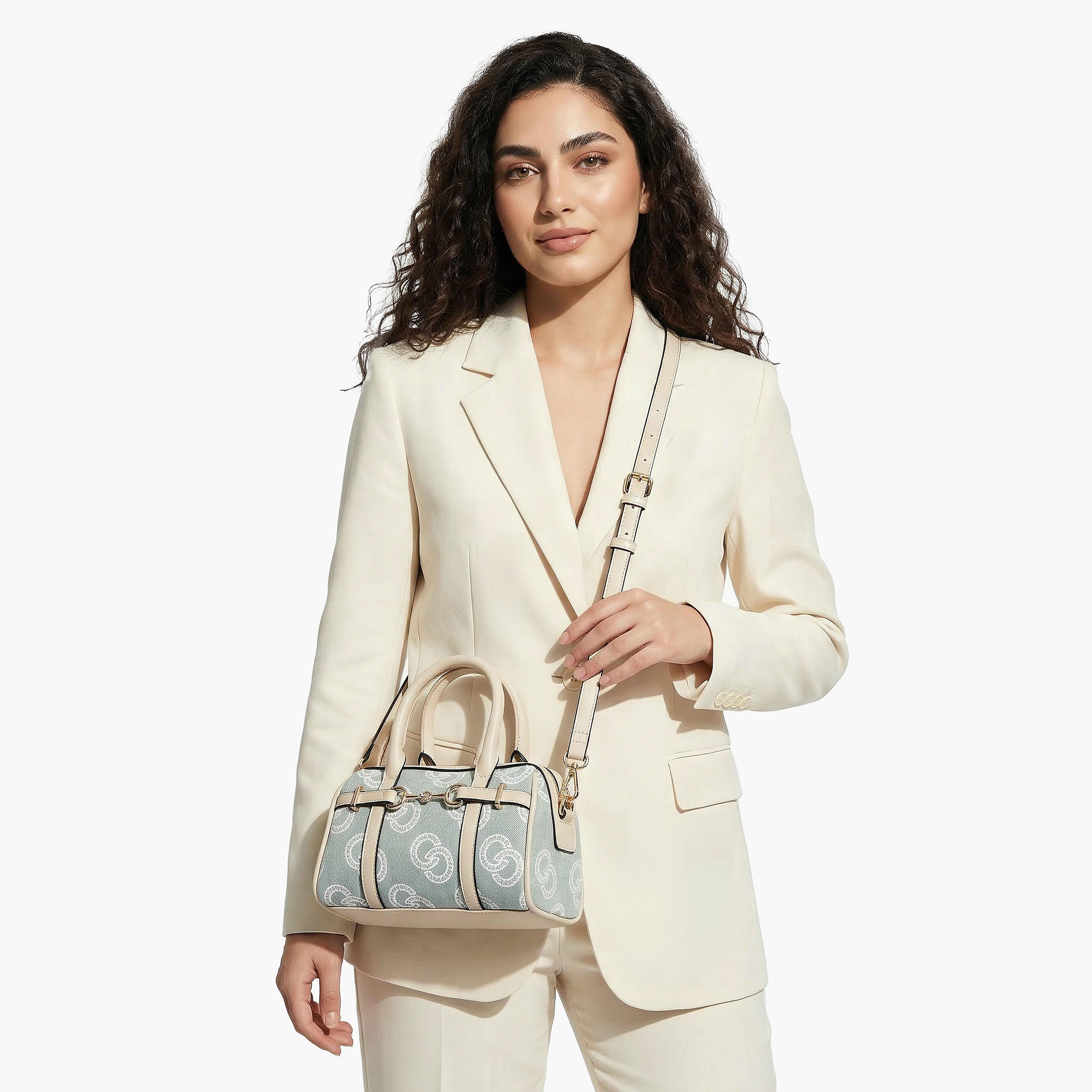 Celeste Monogram Embroidered Bowler Bag with Dual Handle-women-bagsandwallets-handbags-image-2