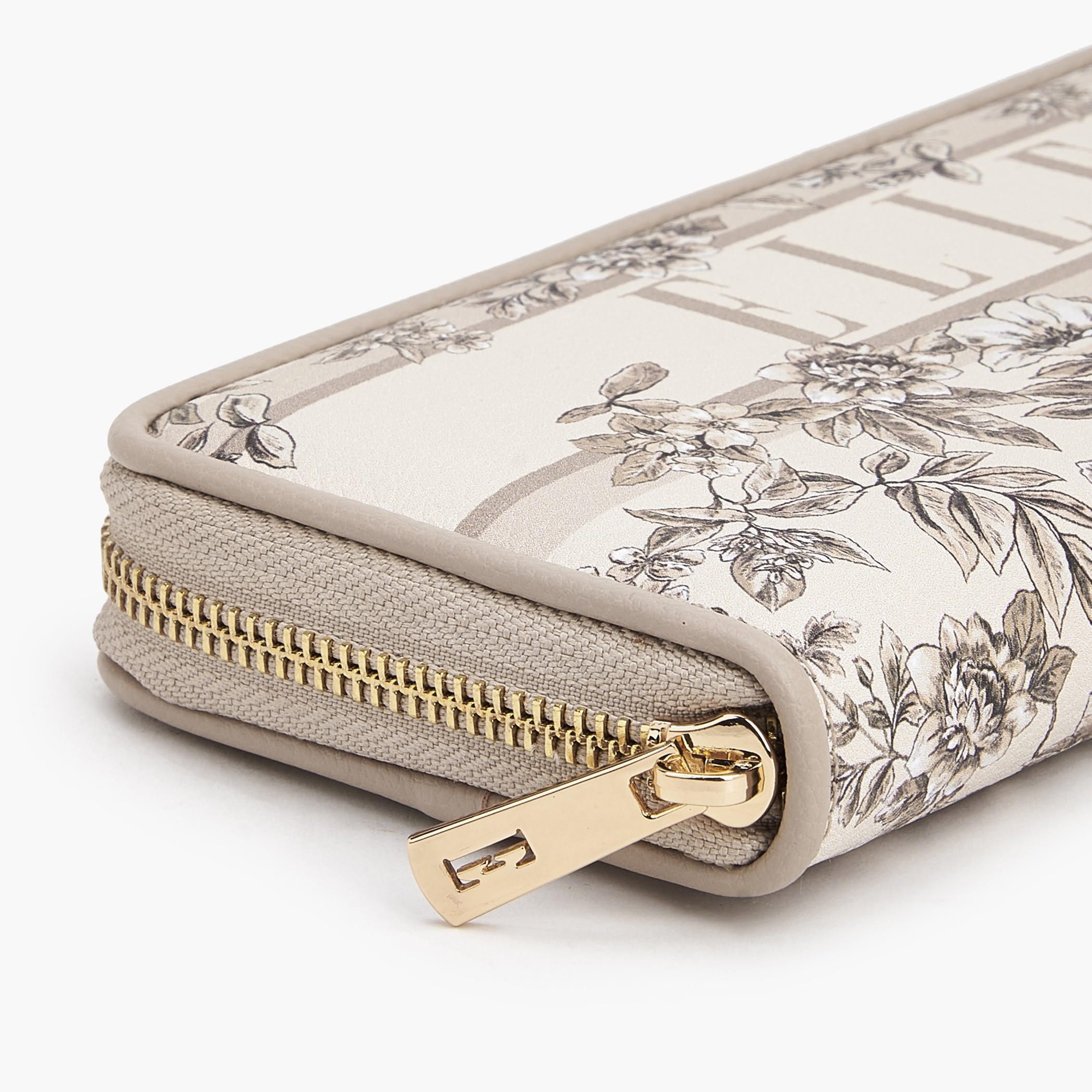 Elle Floral Print Wallet with Zip Closure-women-bagsandwallets-wallets-image-4