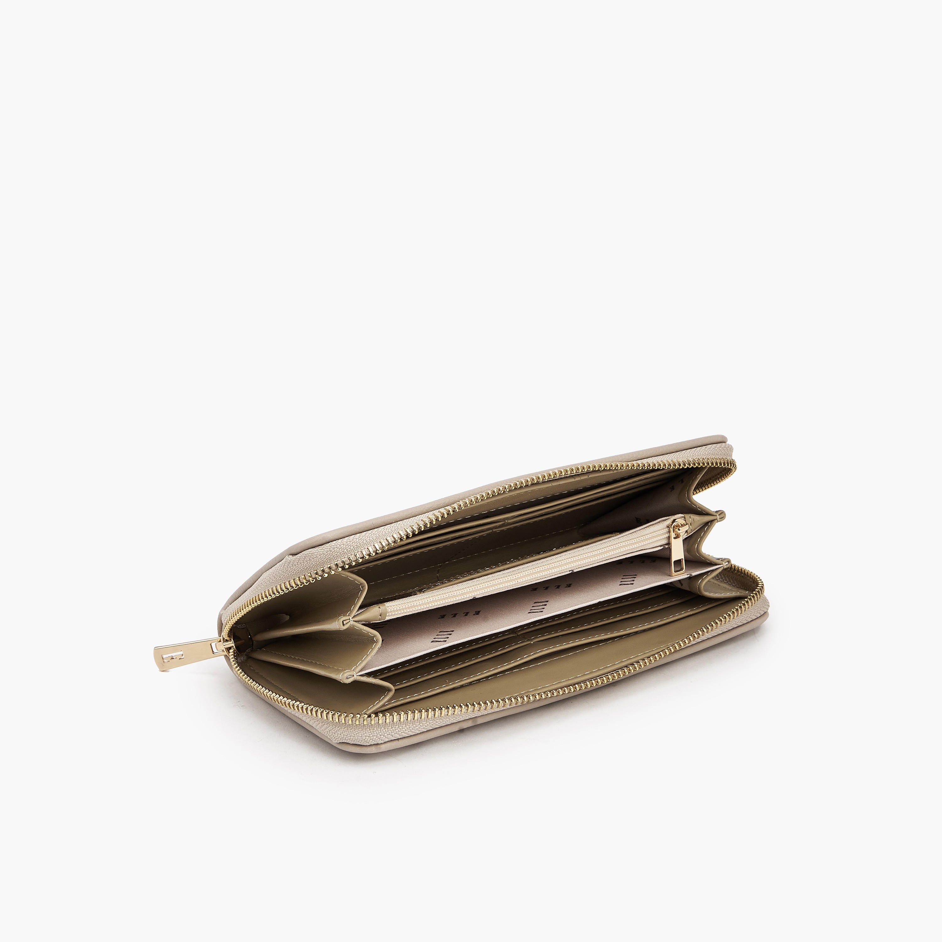 Elle Floral Print Wallet with Zip Closure-women-bagsandwallets-wallets-image-5