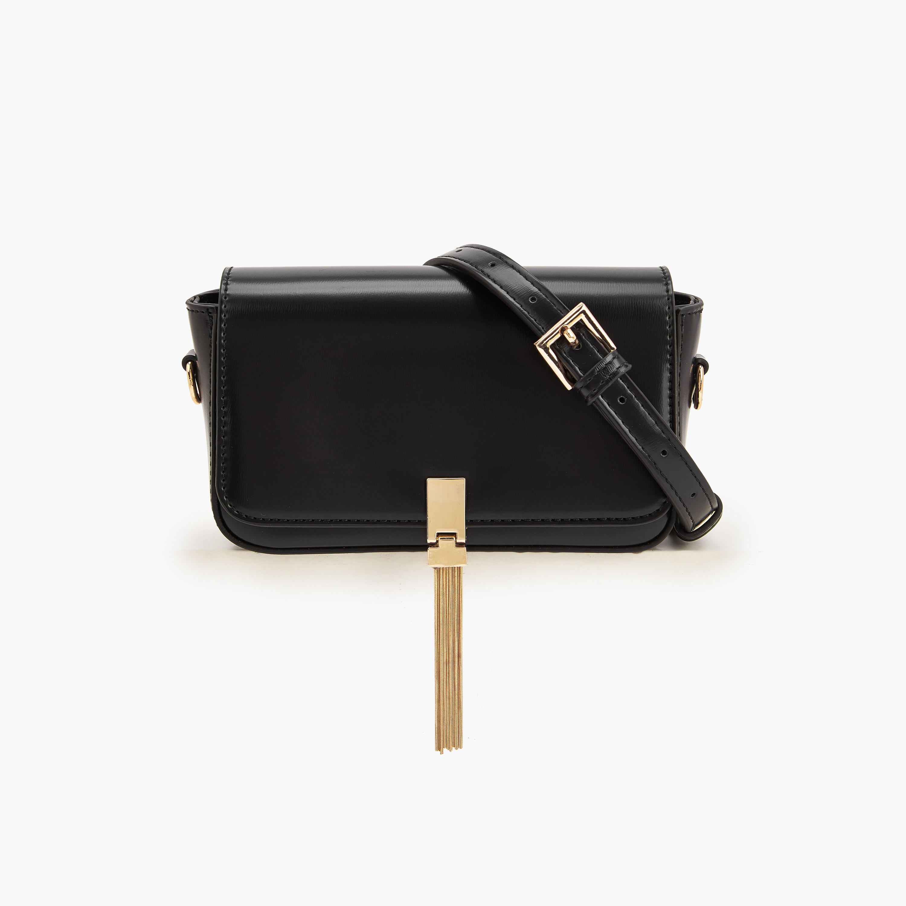 Celeste Tassel Accent Crossbody Bag with Adjustable Strap-women-bagsandwallets-handbags-image-1