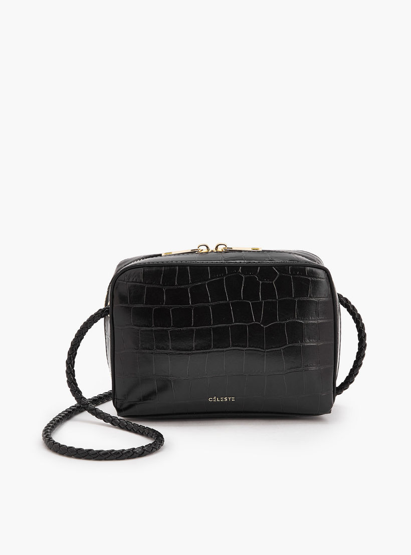 شنطة كروس بودي بارزة الملمس بسحّاب إغلاق من سيليست-women-bagsandwallets-handbags-image-1