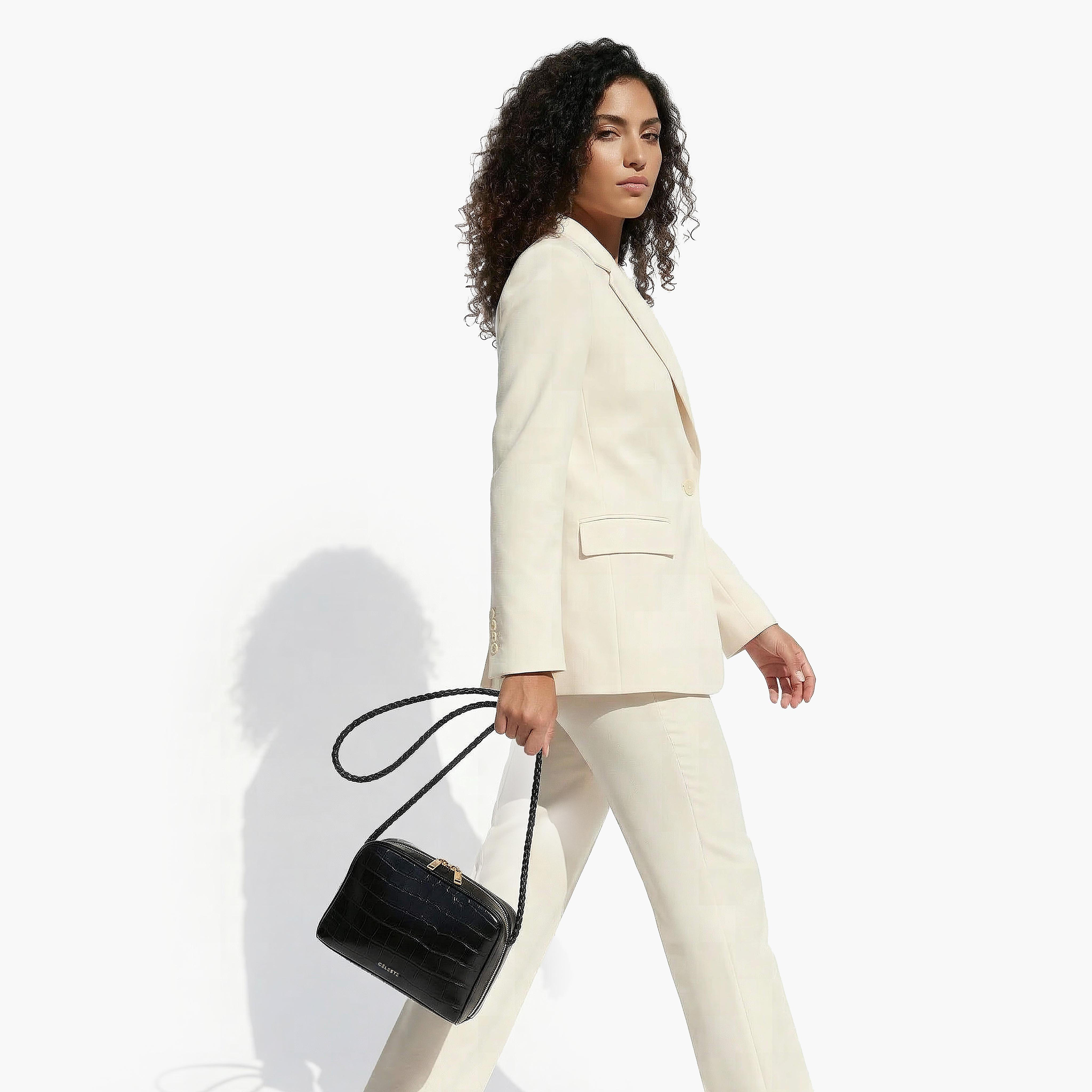 شنطة كروس بودي بارزة الملمس بسحّاب إغلاق من سيليست-women-bagsandwallets-handbags-image-2