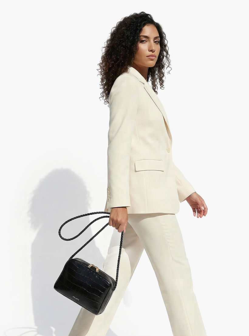 شنطة كروس بودي بارزة الملمس بسحّاب إغلاق من سيليست-women-bagsandwallets-handbags-image-2