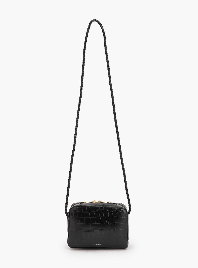 شنطة كروس بودي بارزة الملمس بسحّاب إغلاق من سيليست-women-bagsandwallets-handbags-image-3