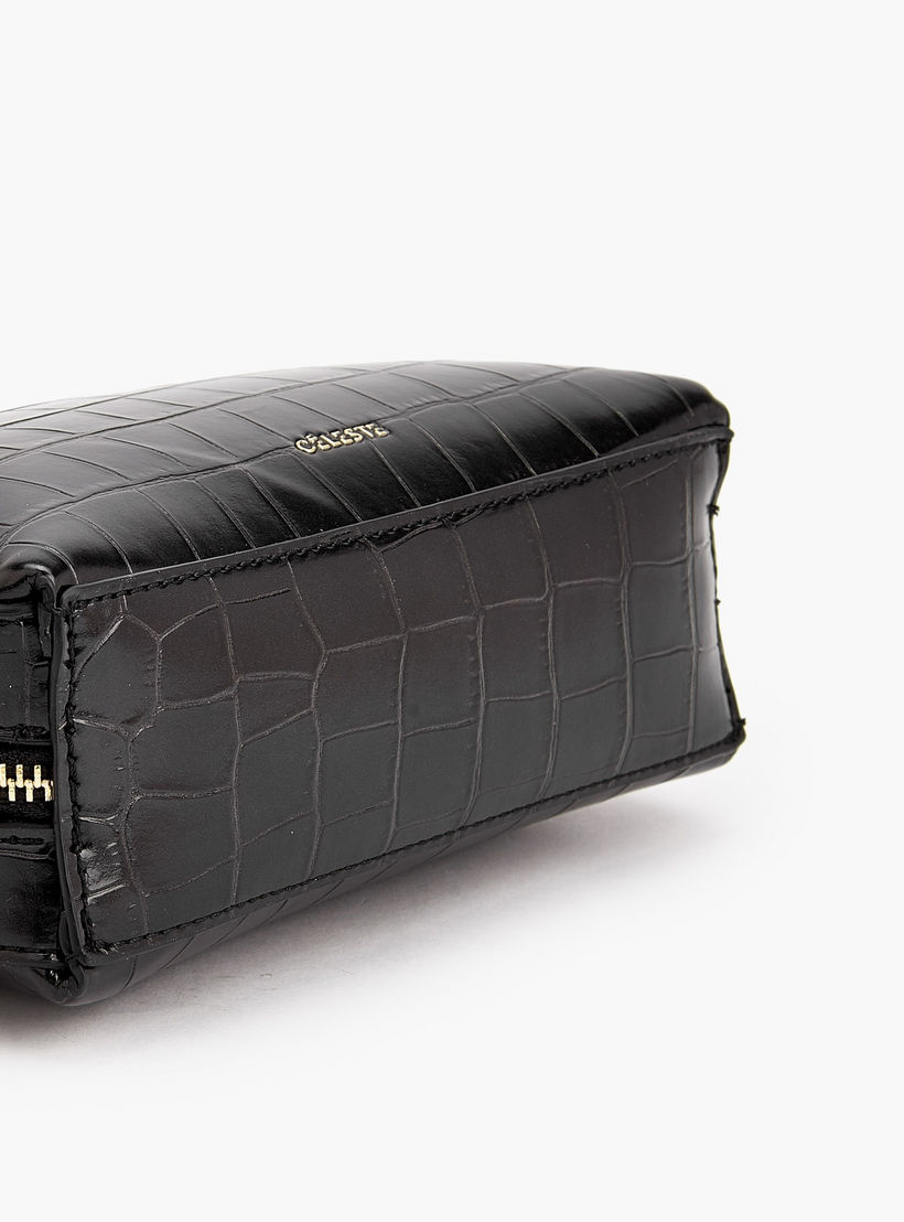 شنطة كروس بودي بارزة الملمس بسحّاب إغلاق من سيليست-women-bagsandwallets-handbags-image-7