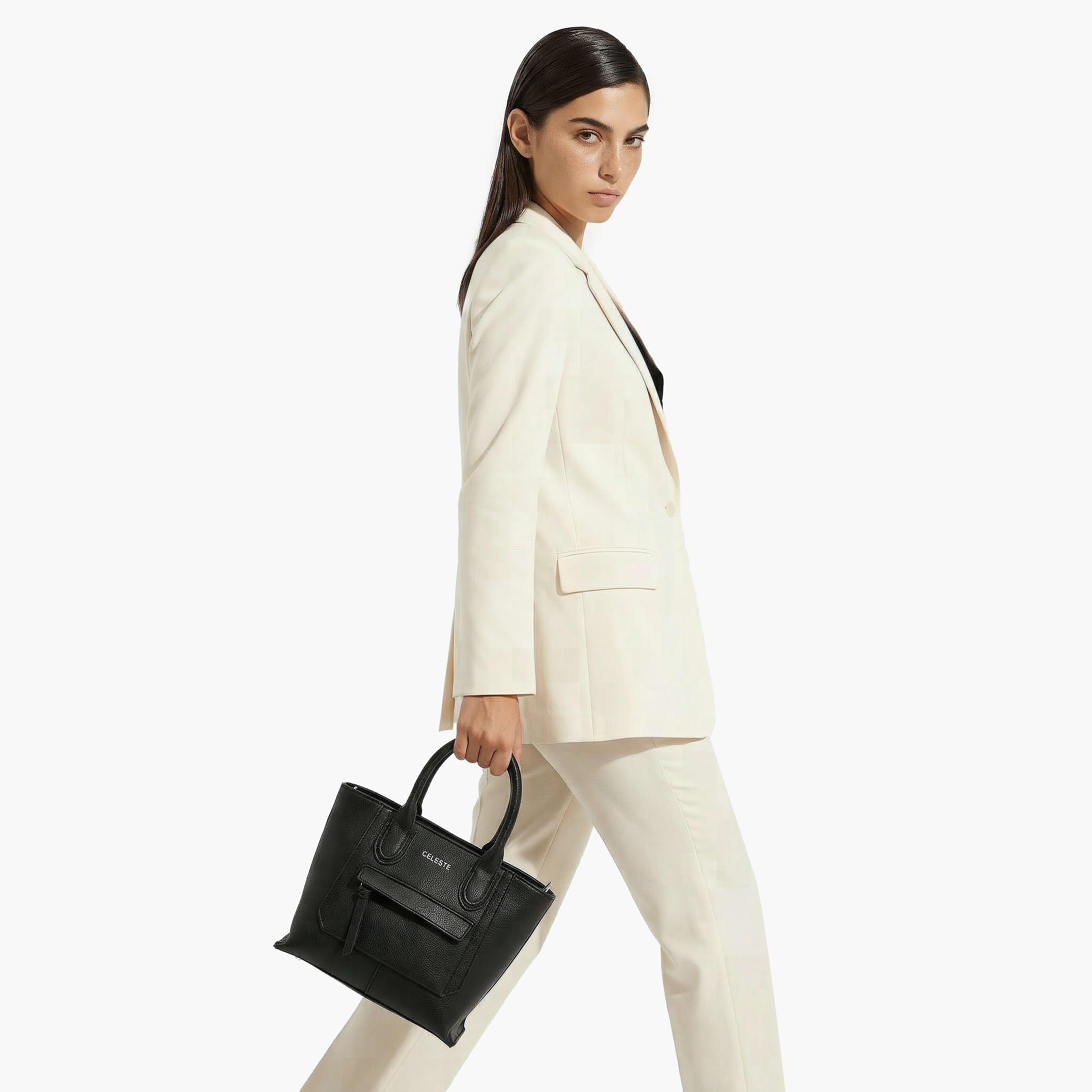 شنطة توت بارزة الملمس بمقبض مزدوج من سيليست-women-bagsandwallets-handbags-image-2