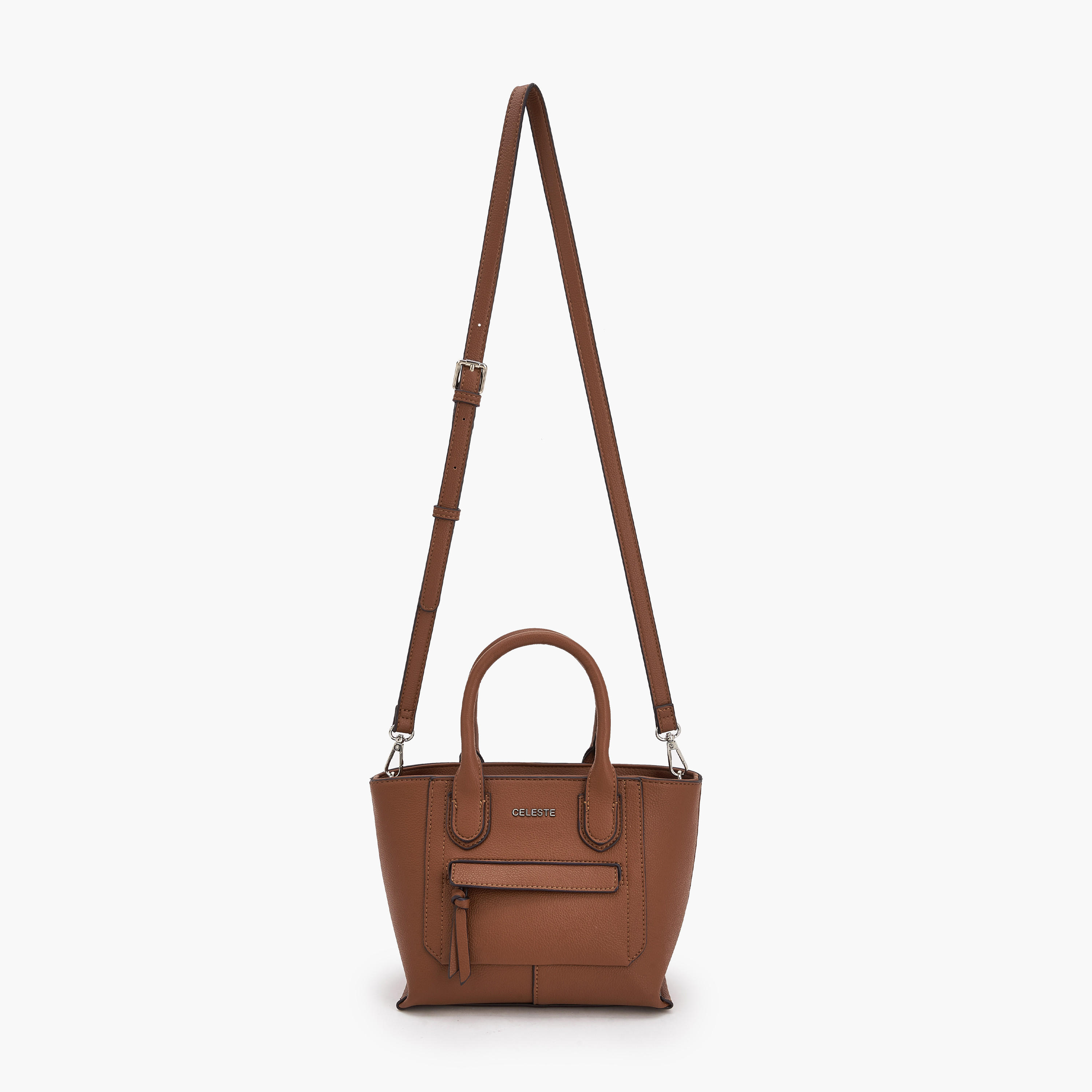 شنطة توت بارزة الملمس بمقبض مزدوج من سيليست-women-bagsandwallets-handbags-image-3