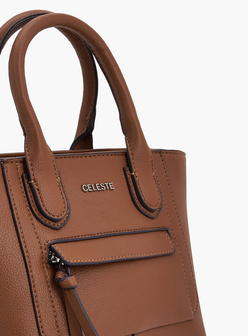 شنطة توت بارزة الملمس بمقبض مزدوج من سيليست-women-bagsandwallets-handbags-image-5