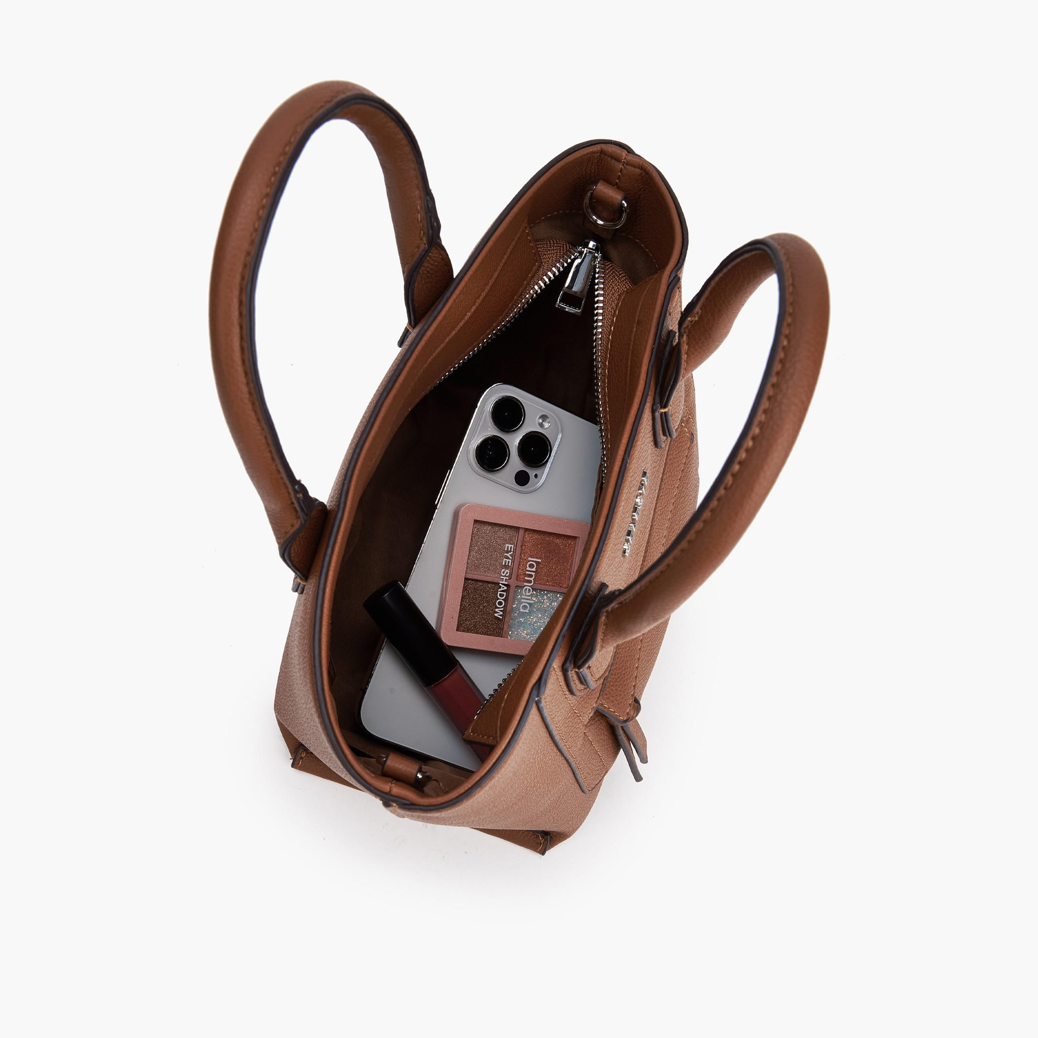 شنطة توت بارزة الملمس بمقبض مزدوج من سيليست-women-bagsandwallets-handbags-image-8