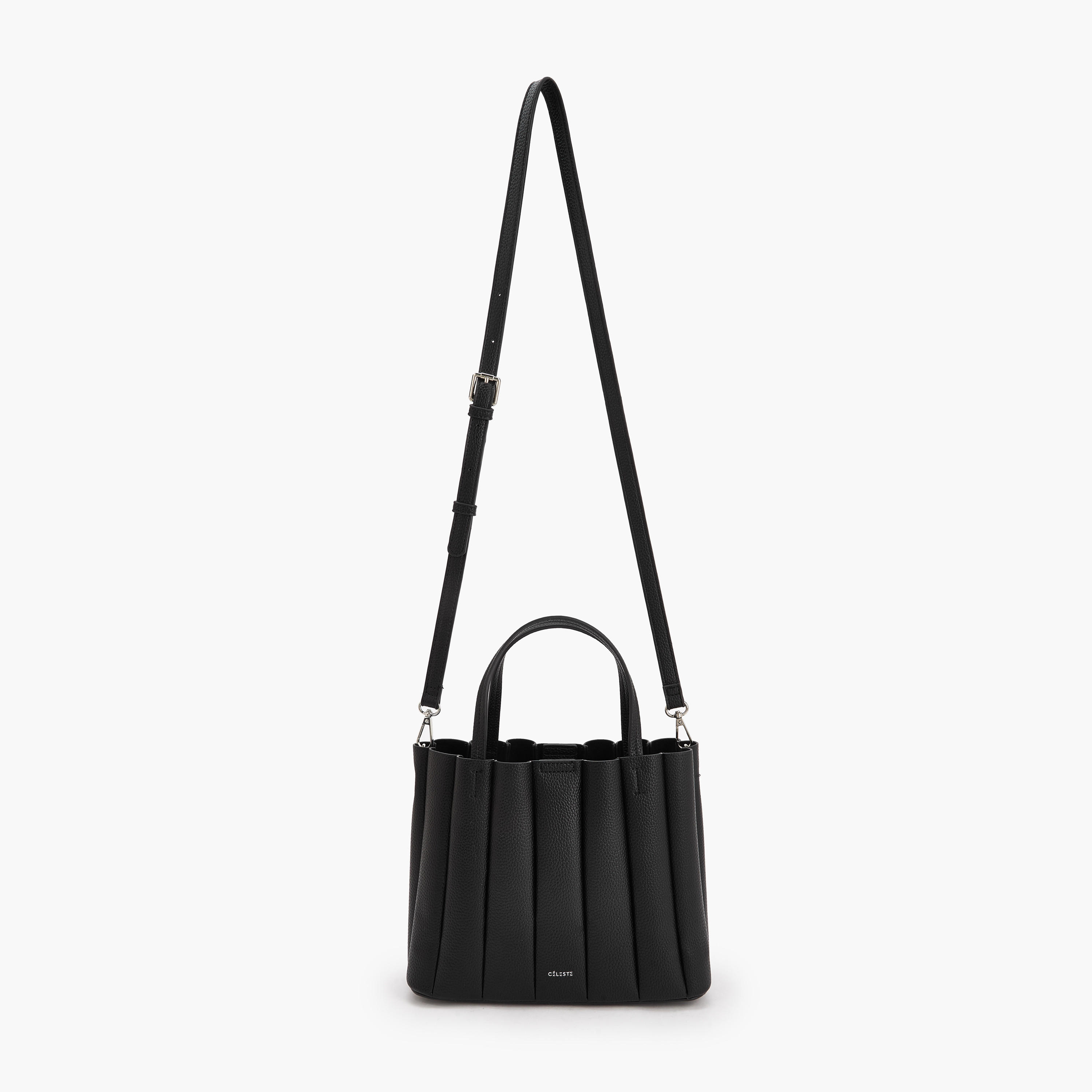 Celeste Pleated Tote Bag with Pouch-women-bagsandwallets-handbags-image-5