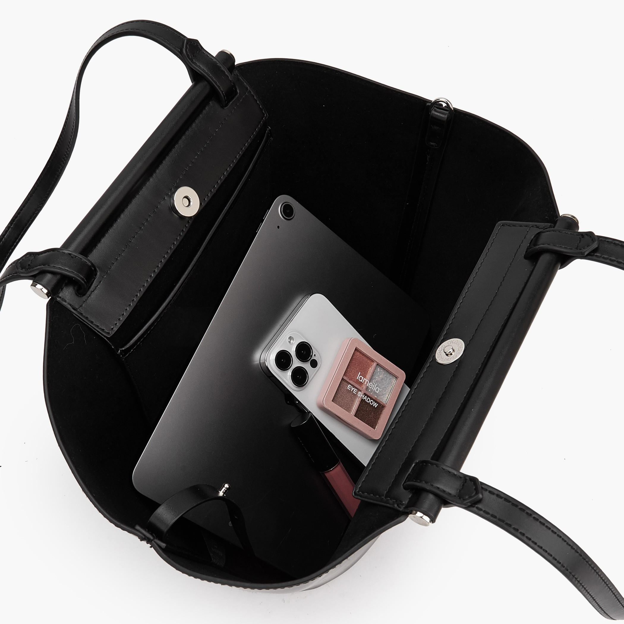 شنطة كتف سادة بمقبض مزدوج من سيليست-women-bagsandwallets-handbags-image-1