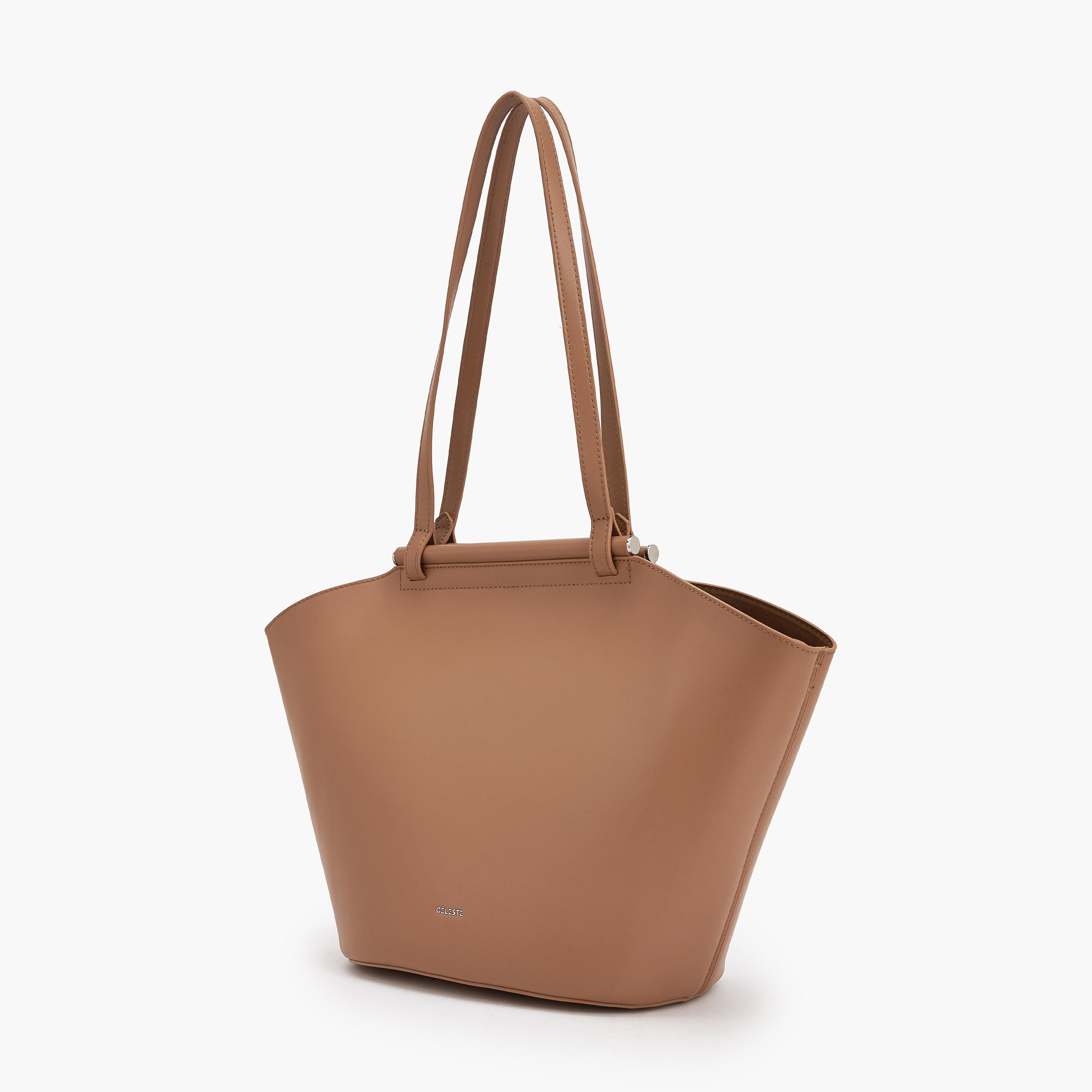 Celeste Solid Shoulder Bag with Double Handle-women-bagsandwallets-handbags-image-5