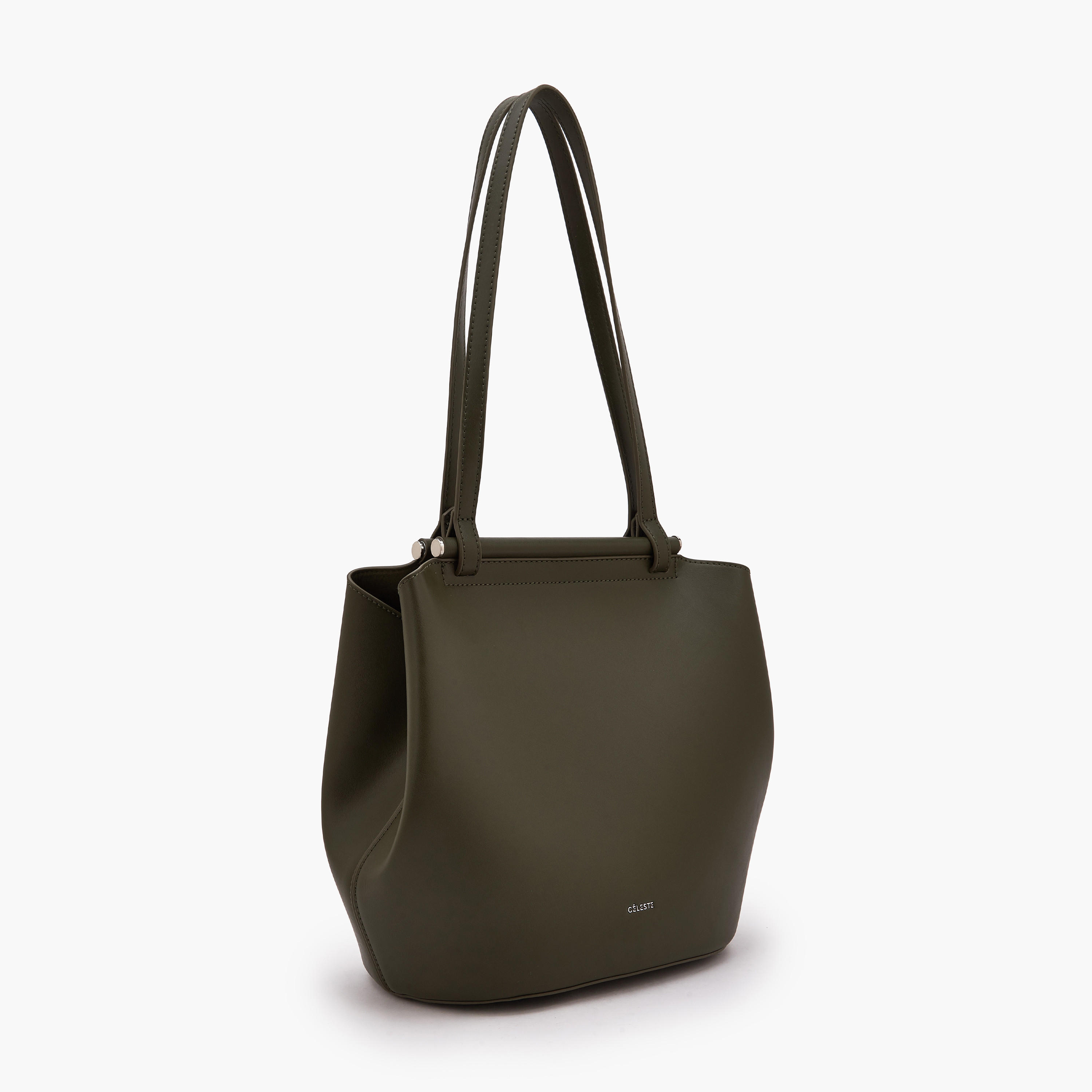 Celeste Solid Shoulder Bag with Double Handle-women-bagsandwallets-handbags-image-2