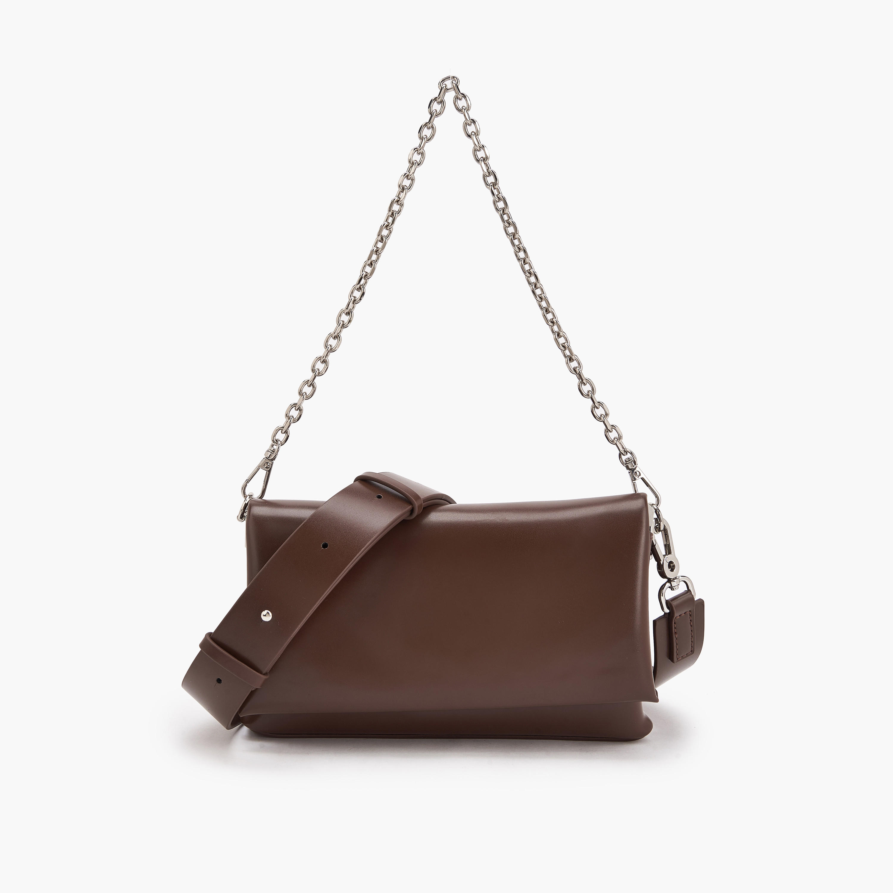 شنطة كتف بارزة الملمس بحزام سلسلة من سيليست-women-bagsandwallets-handbags-image-8