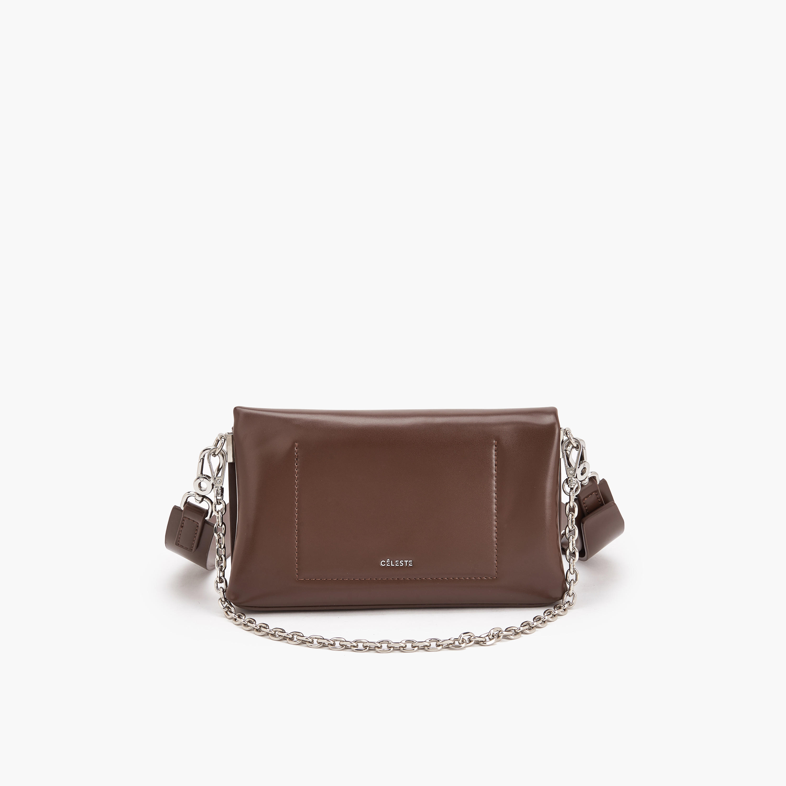 شنطة كتف بارزة الملمس بحزام سلسلة من سيليست-women-bagsandwallets-handbags-image-5