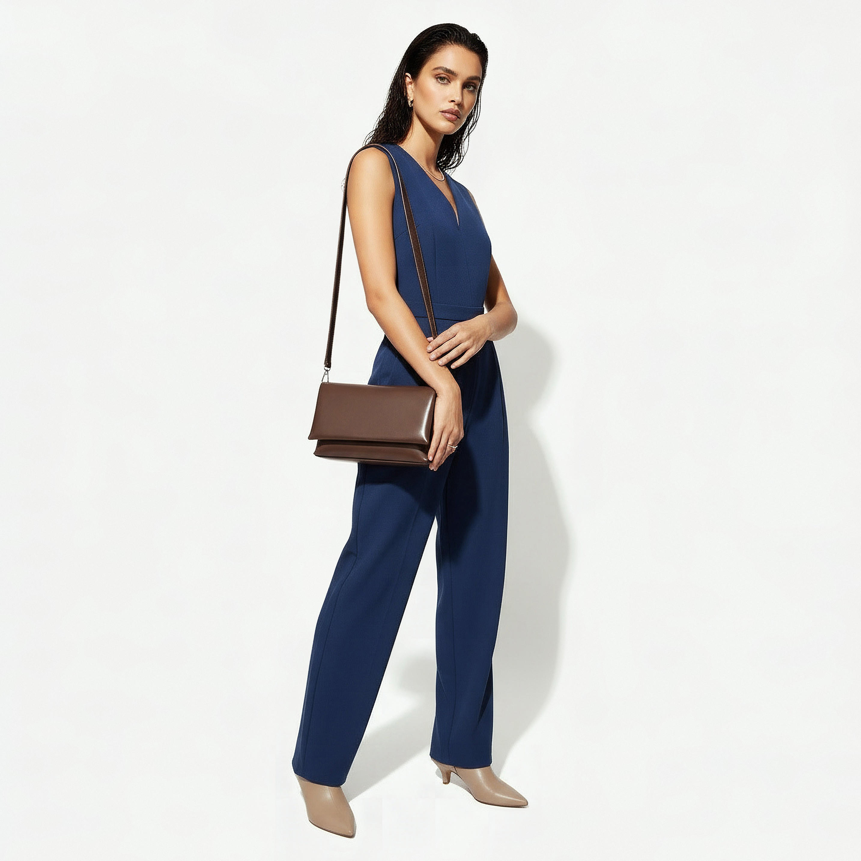 شنطة كتف بارزة الملمس بحزام سلسلة من سيليست-women-bagsandwallets-handbags-image-2
