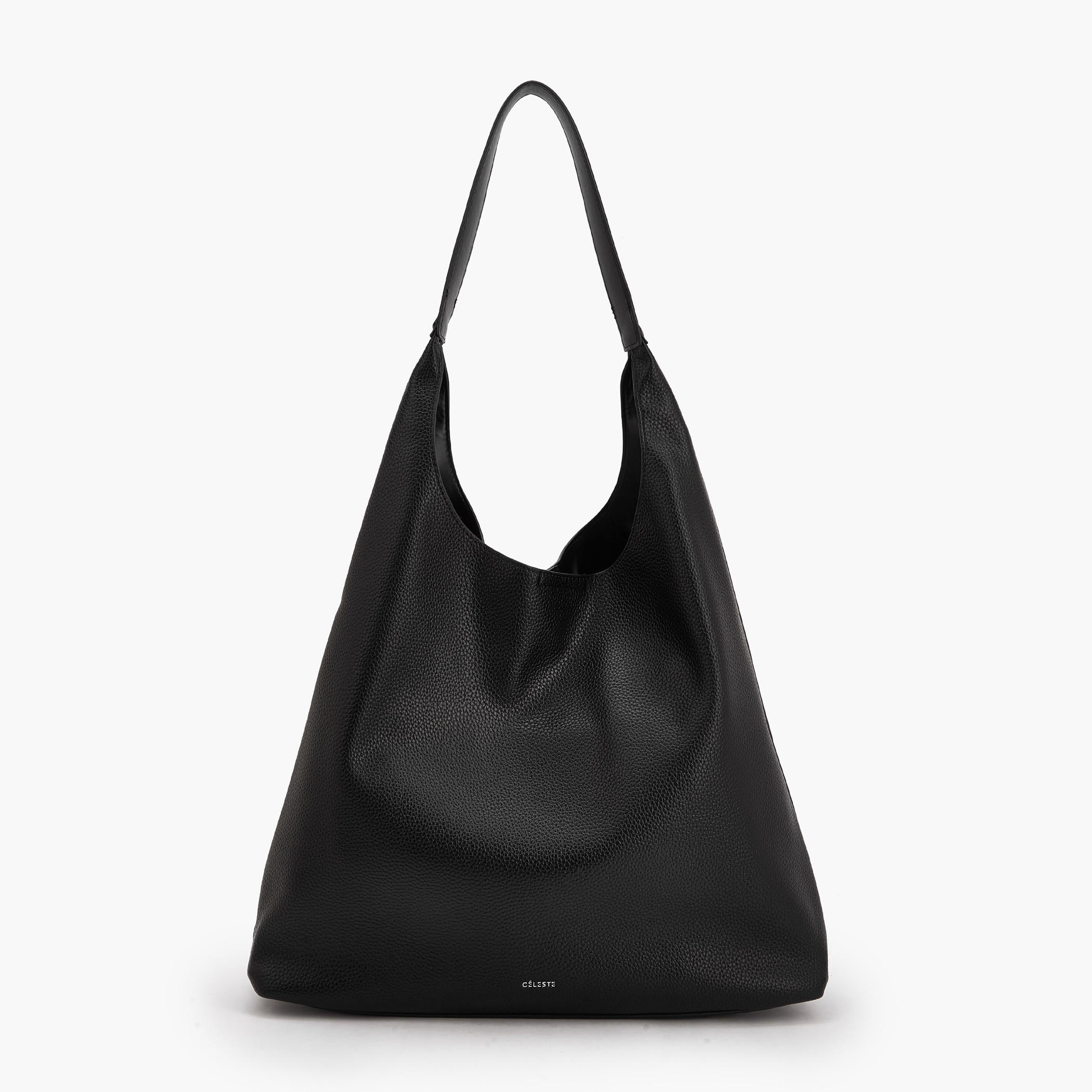 شنطة هوبو بارزة الملمس مع حزام من سيليست-women-bagsandwallets-handbags-image-1
