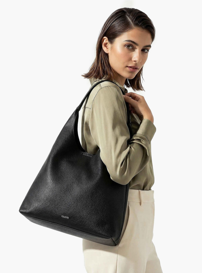 شنطة هوبو بارزة الملمس مع حزام من سيليست-women-bagsandwallets-handbags-image-2