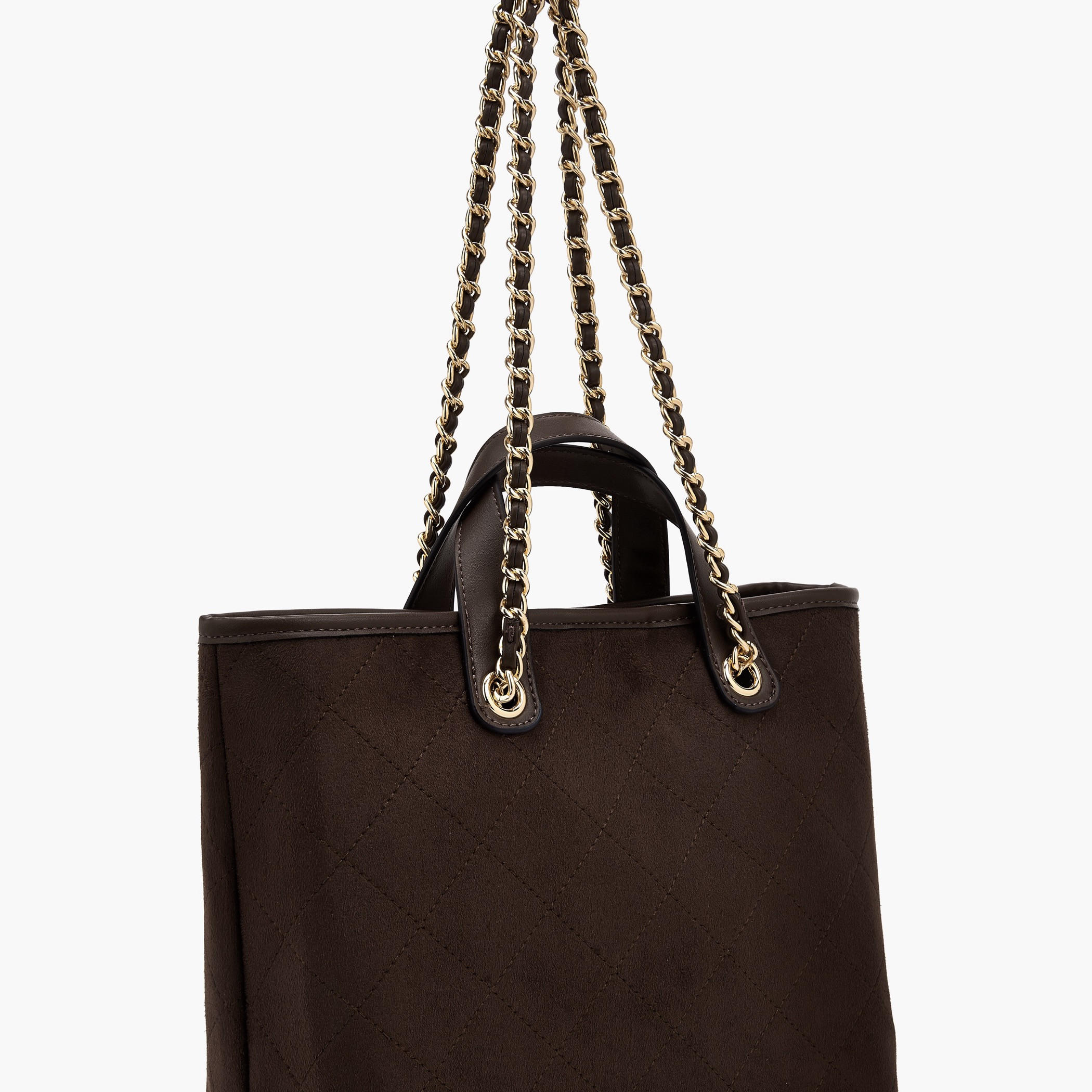 Paprika Quilted Suede Tote Bag with Pouch-women-bagsandwallets-handbags-image-5