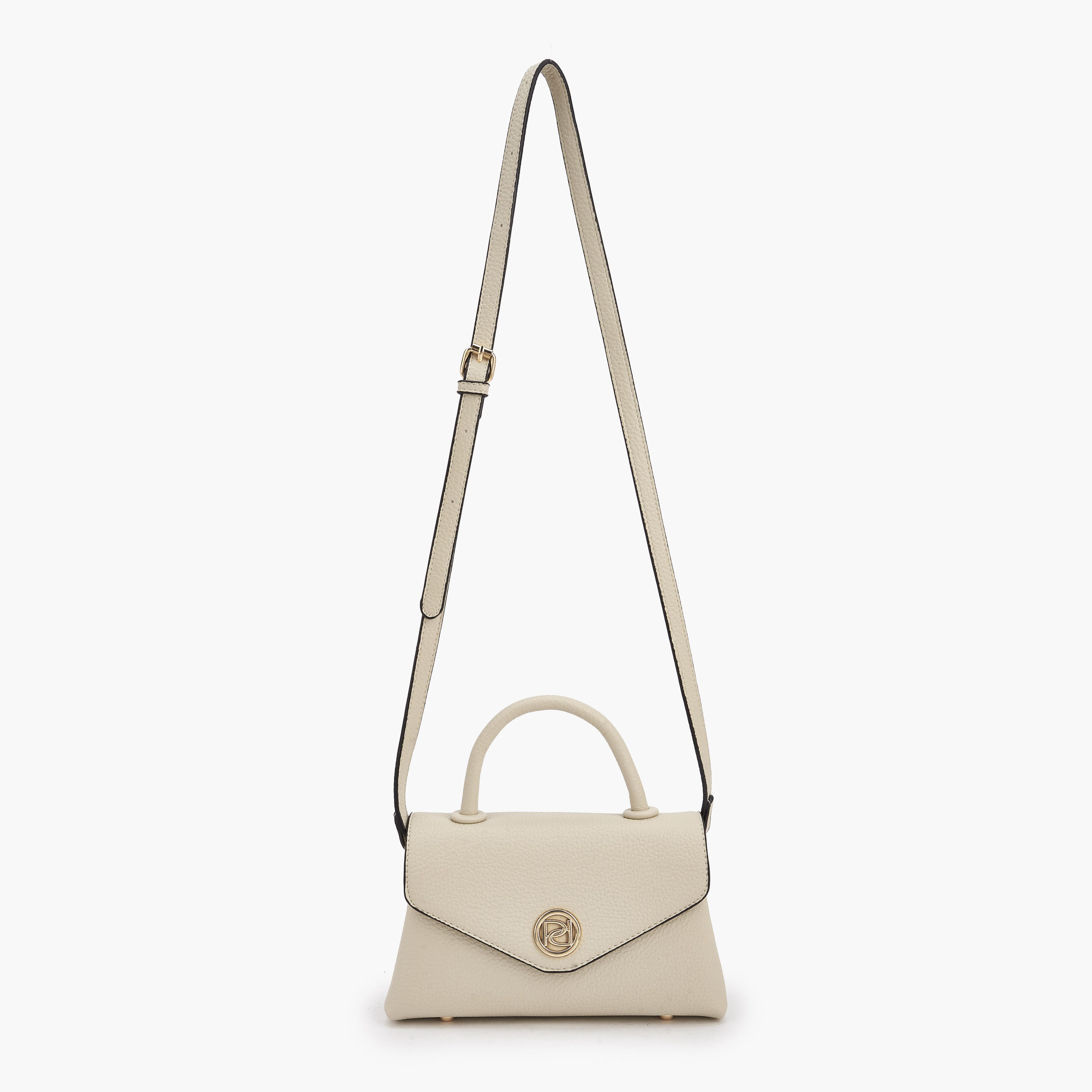 Paprika Textured Satchel Bag with Detachable Strap-women-bagsandwallets-handbags-image-2