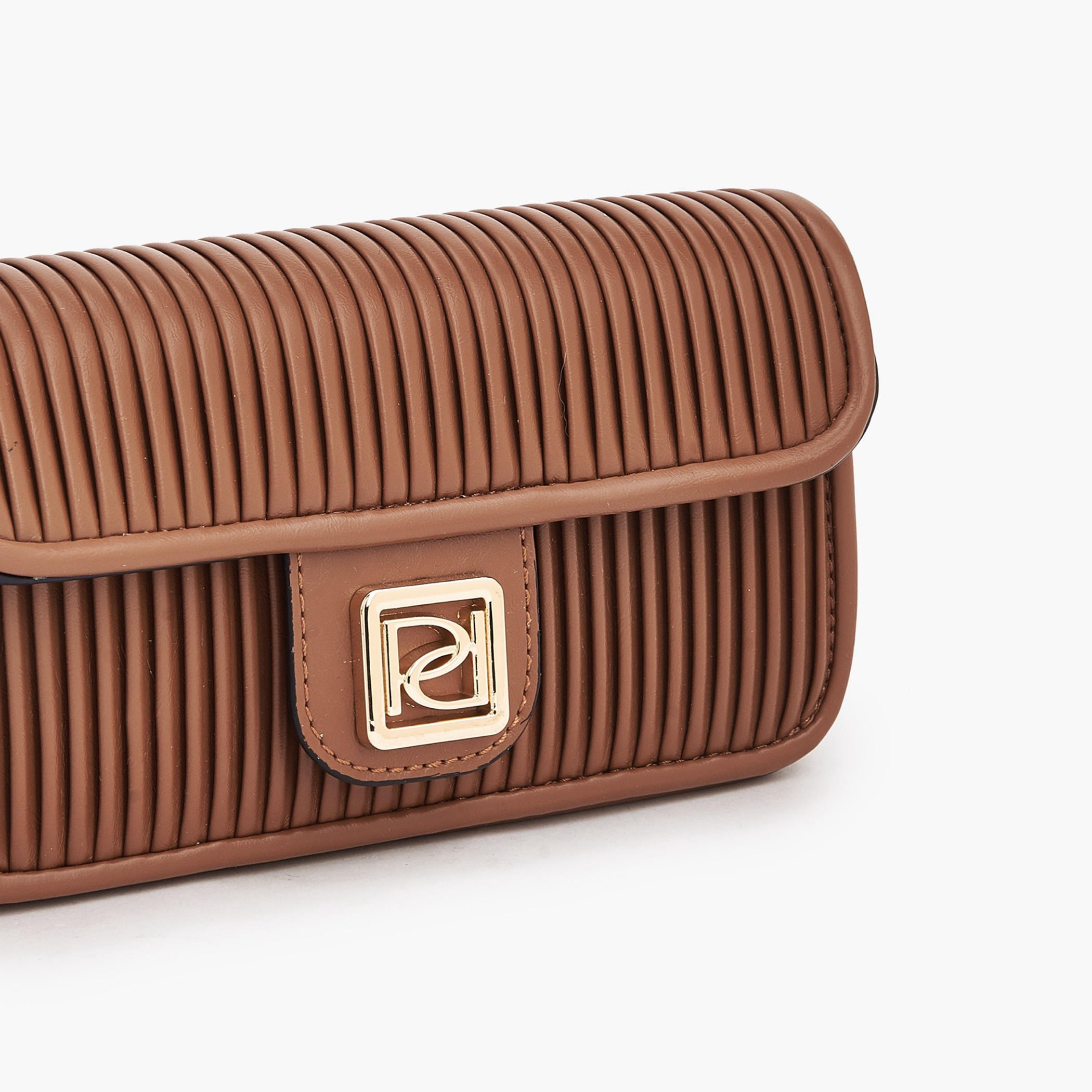Paprika Pleated Crossbody Bag with Chain Strap-women-bagsandwallets-handbags-image-5