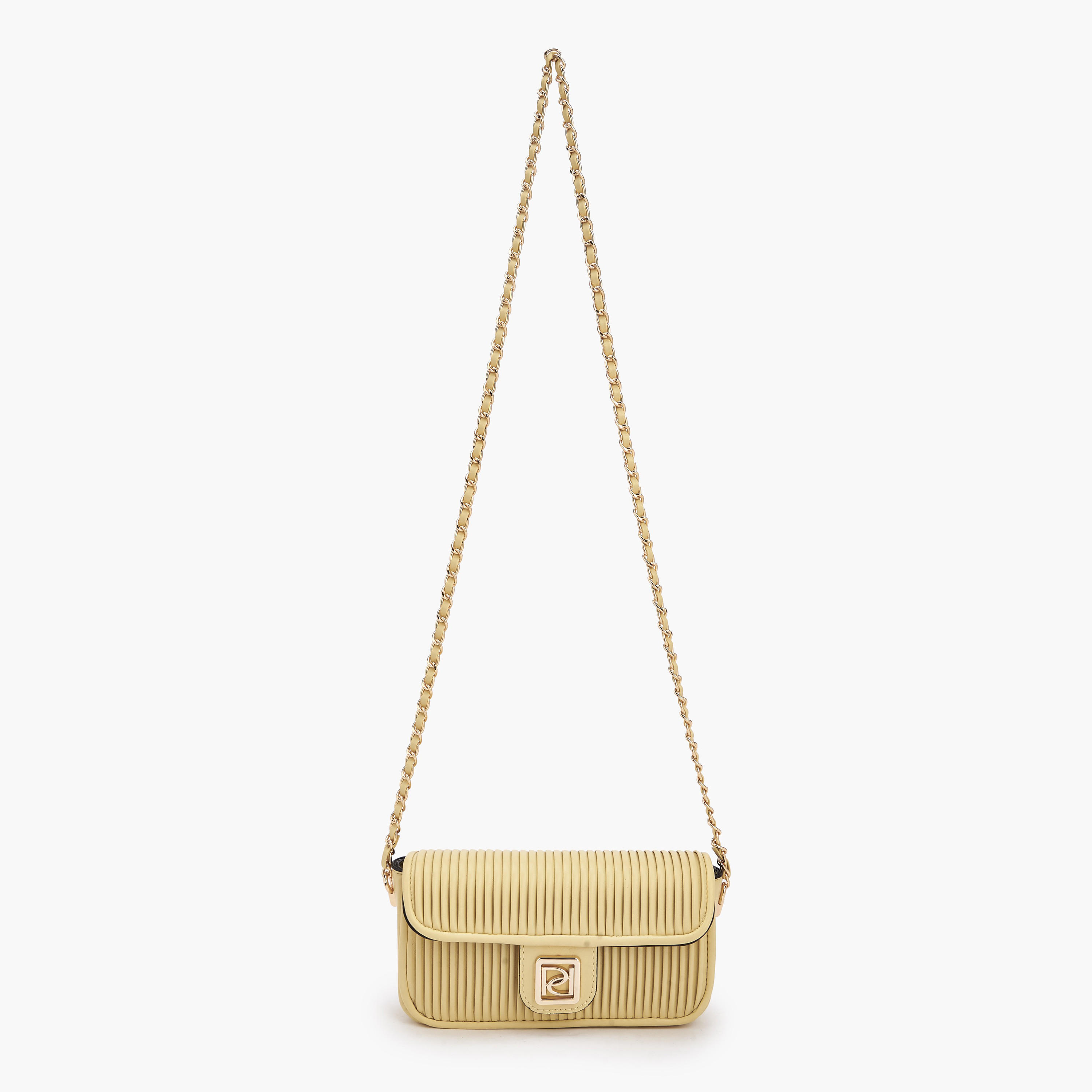 Paprika Pleated Crossbody Bag with Chain Strap-women-bagsandwallets-handbags-image-2