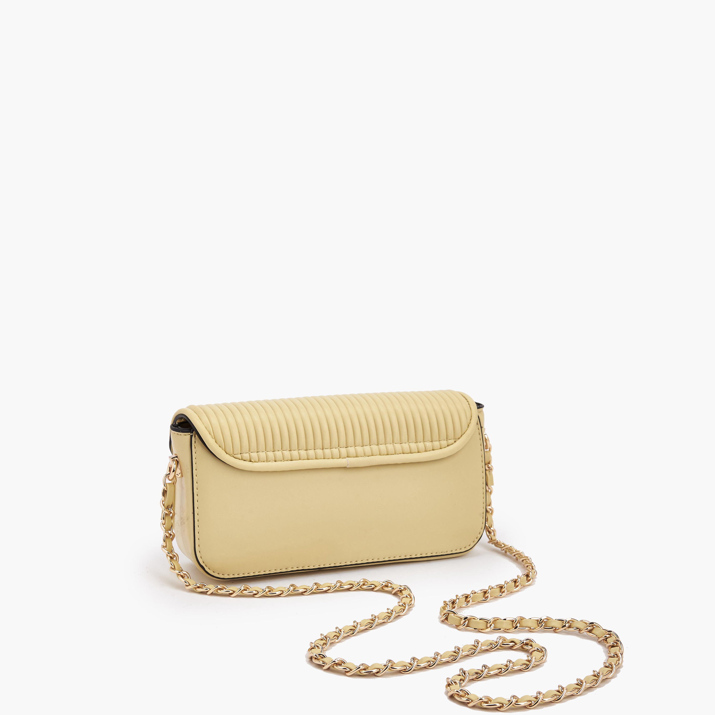 Paprika Pleated Crossbody Bag with Chain Strap-women-bagsandwallets-handbags-image-5