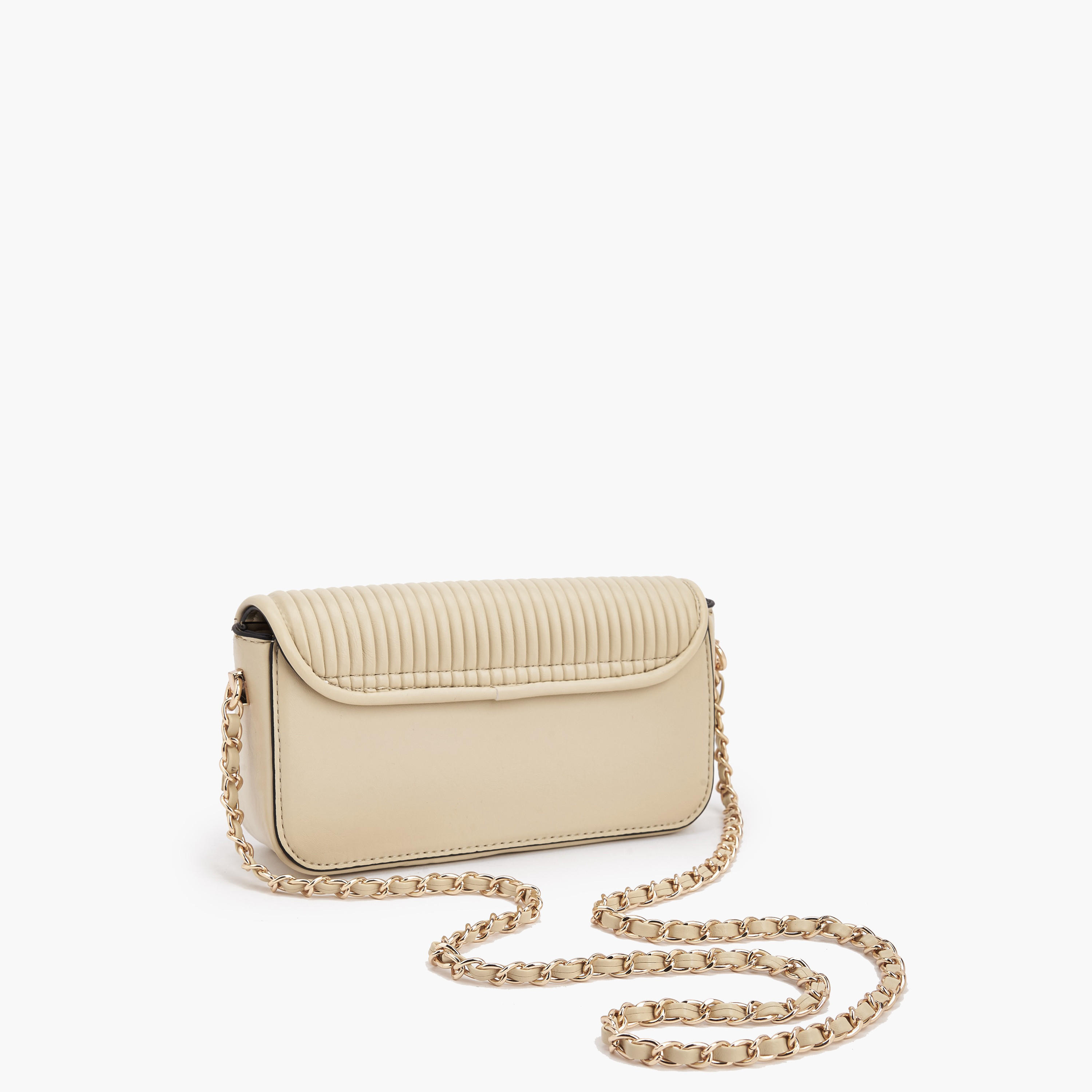 Paprika Pleated Crossbody Bag with Chain Strap-women-bagsandwallets-handbags-image-6