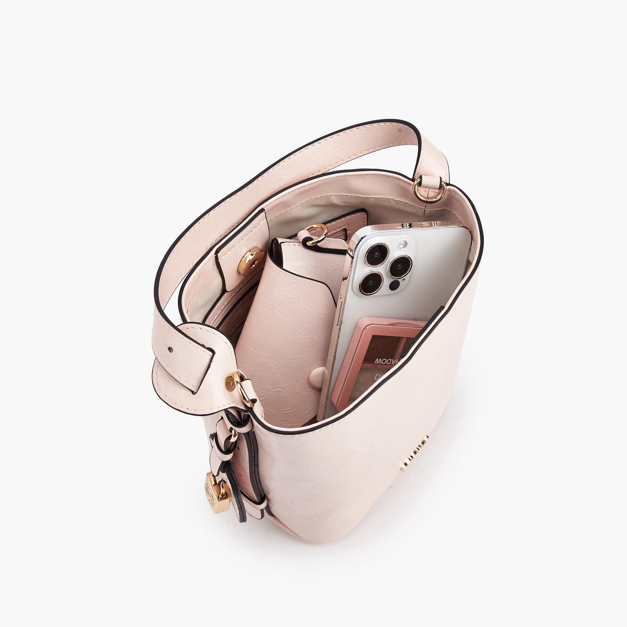 Paprika Solid Bucket Bag and Crossbody Bag-women-bagsandwallets-handbags-image-3