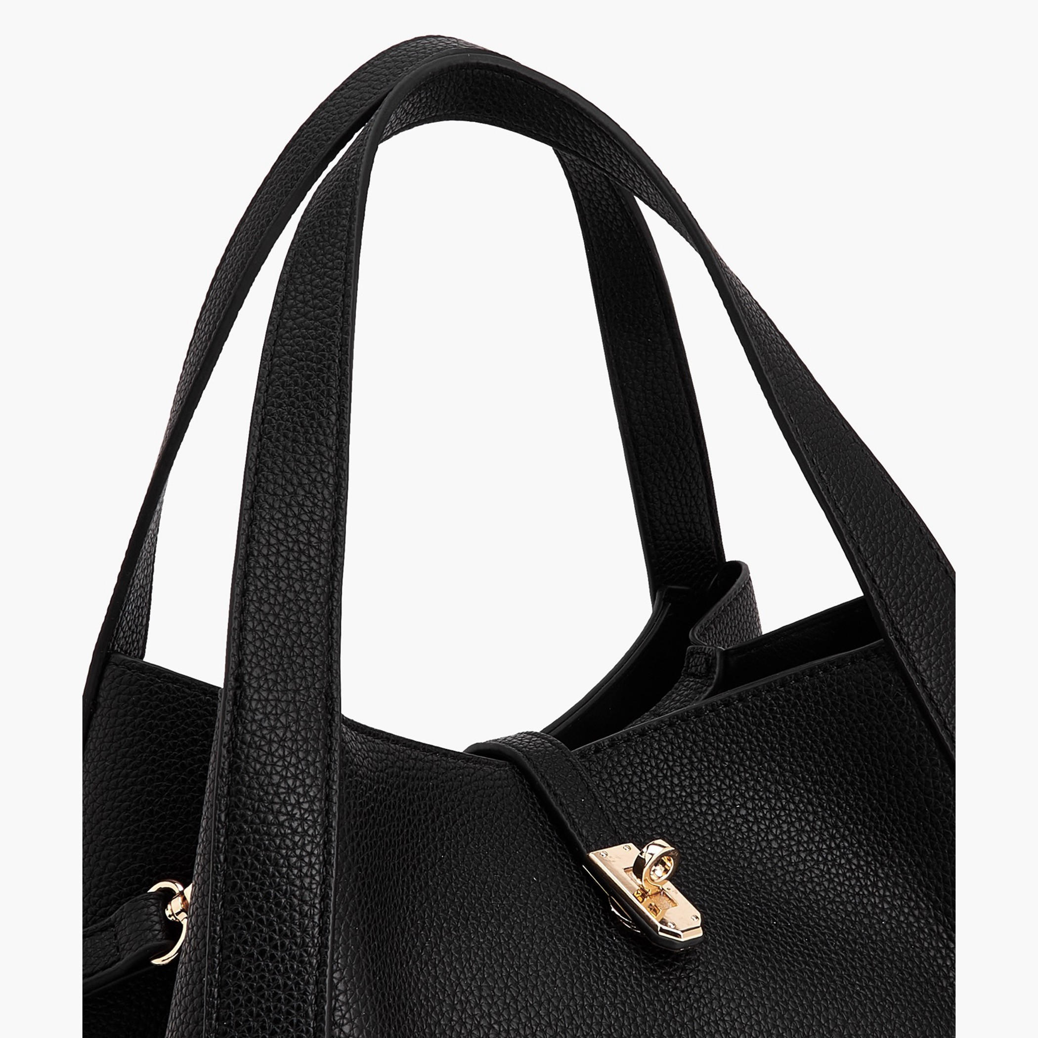 Paprika Textured Shoulder Bag with Detachable Strap-women-bagsandwallets-handbags-image-4