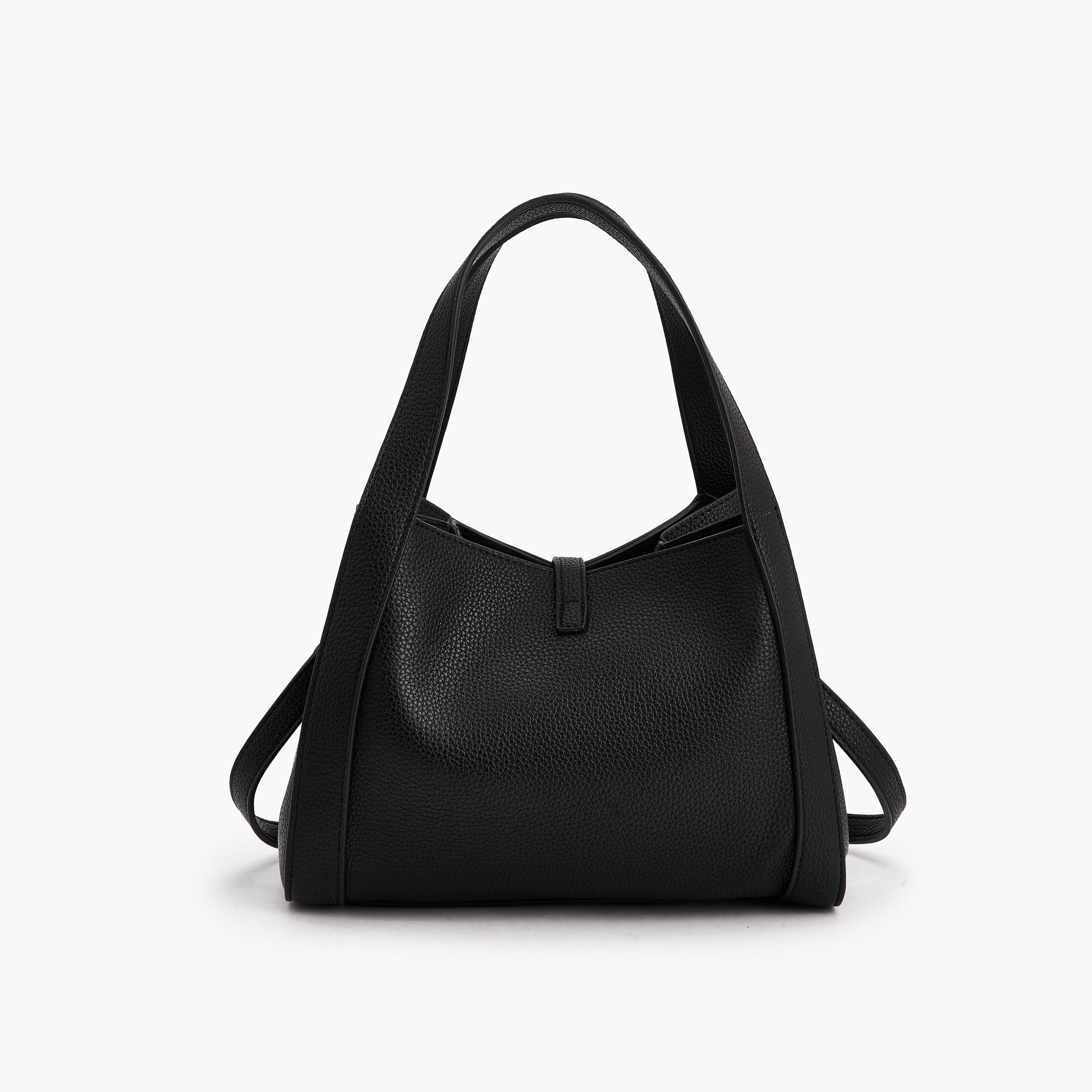 Paprika Textured Shoulder Bag with Detachable Strap-women-bagsandwallets-handbags-image-5
