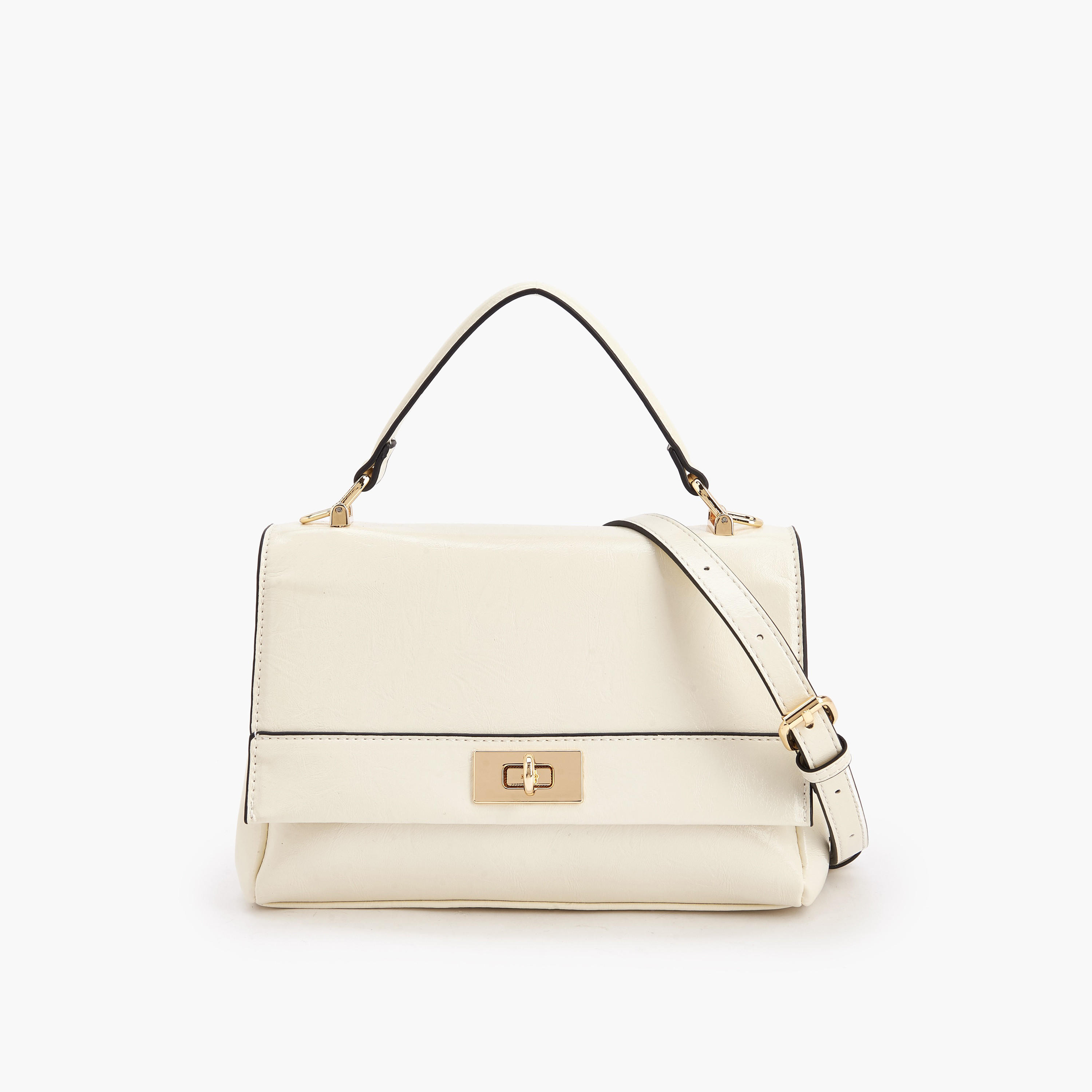 Paprika Solid Satchel Bag with Detachable Strap-women-bagsandwallets-handbags-image-1