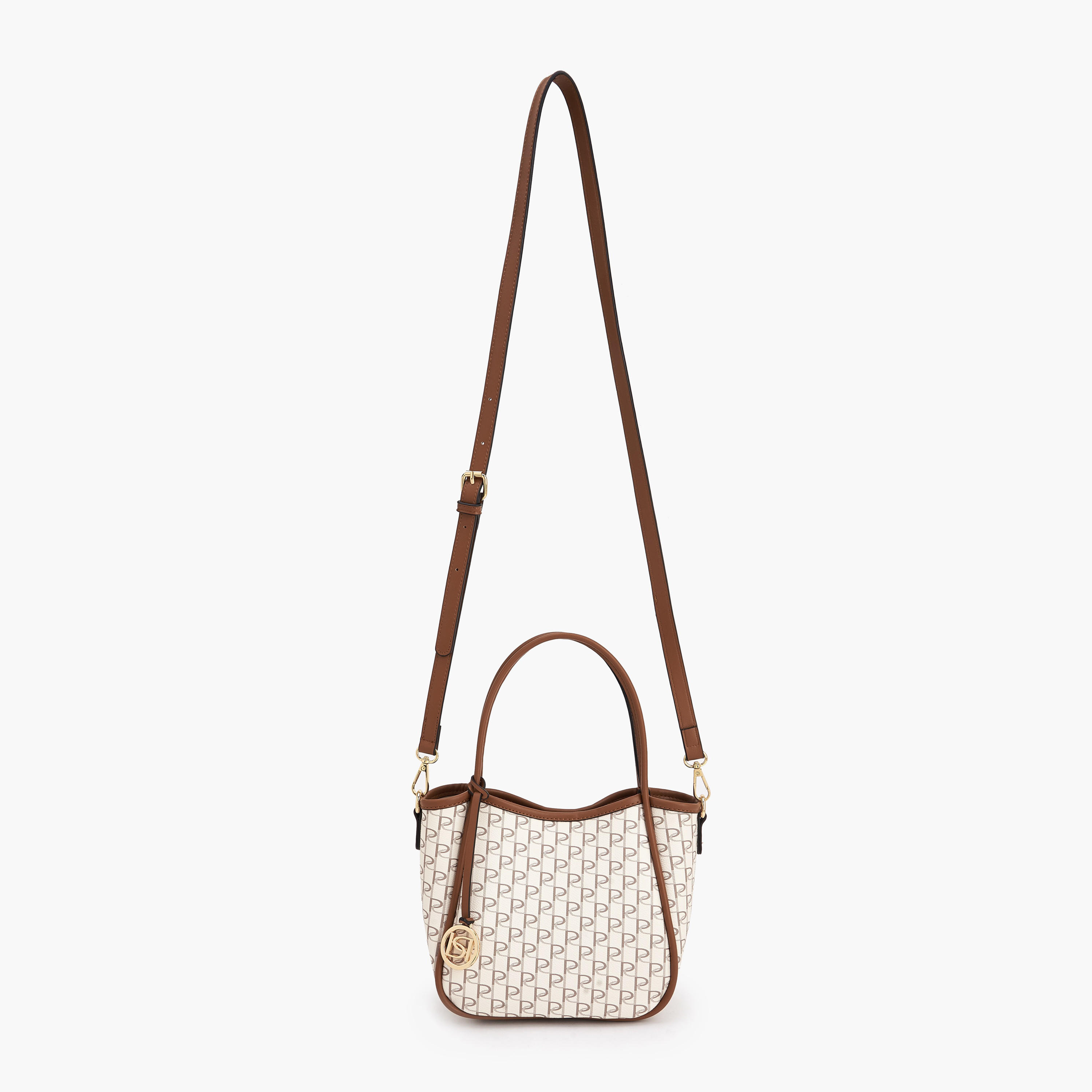 Paprika Monogram Tote Bag with Pouch-women-bagsandwallets-handbags-image-2