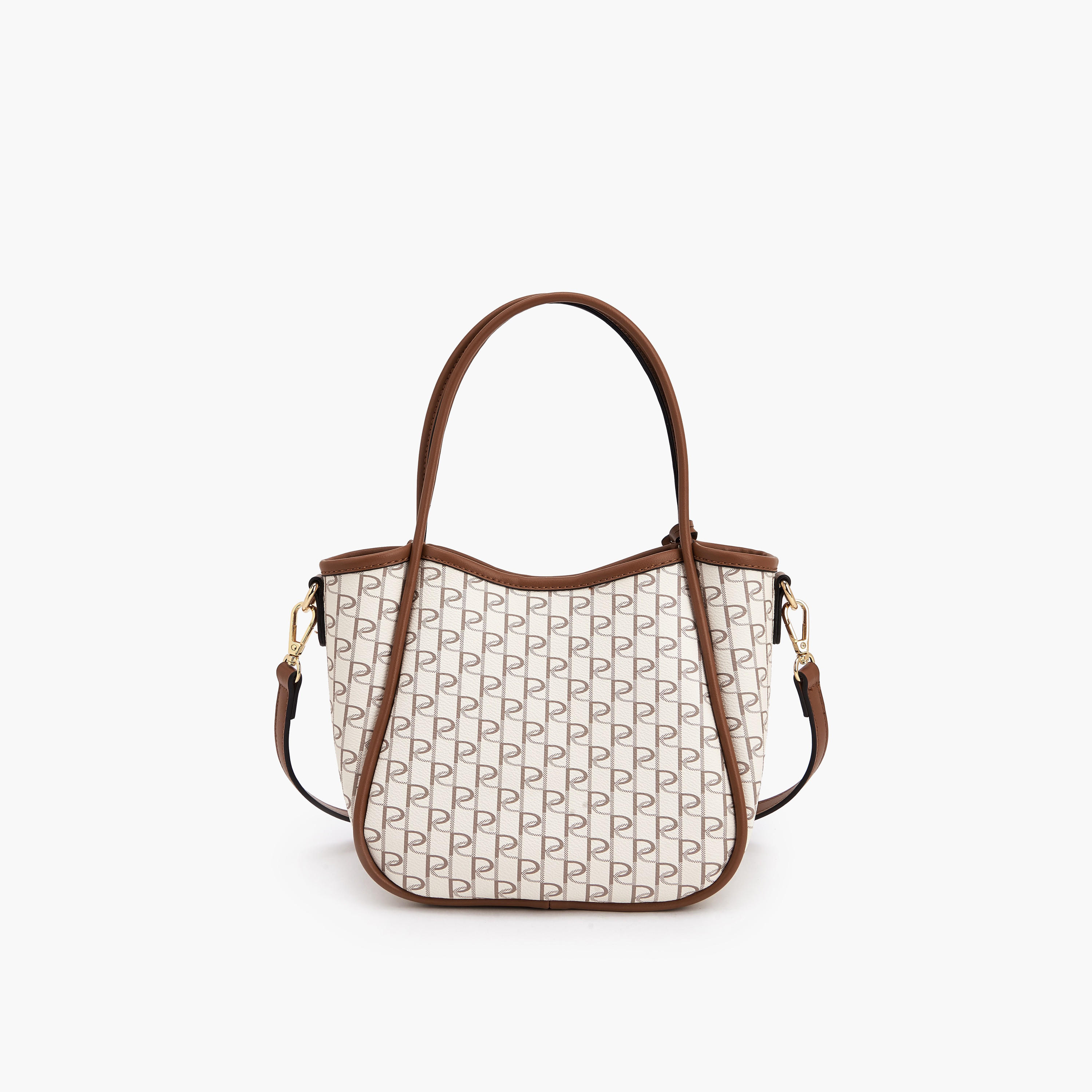 Paprika Monogram Tote Bag with Pouch-women-bagsandwallets-handbags-image-6