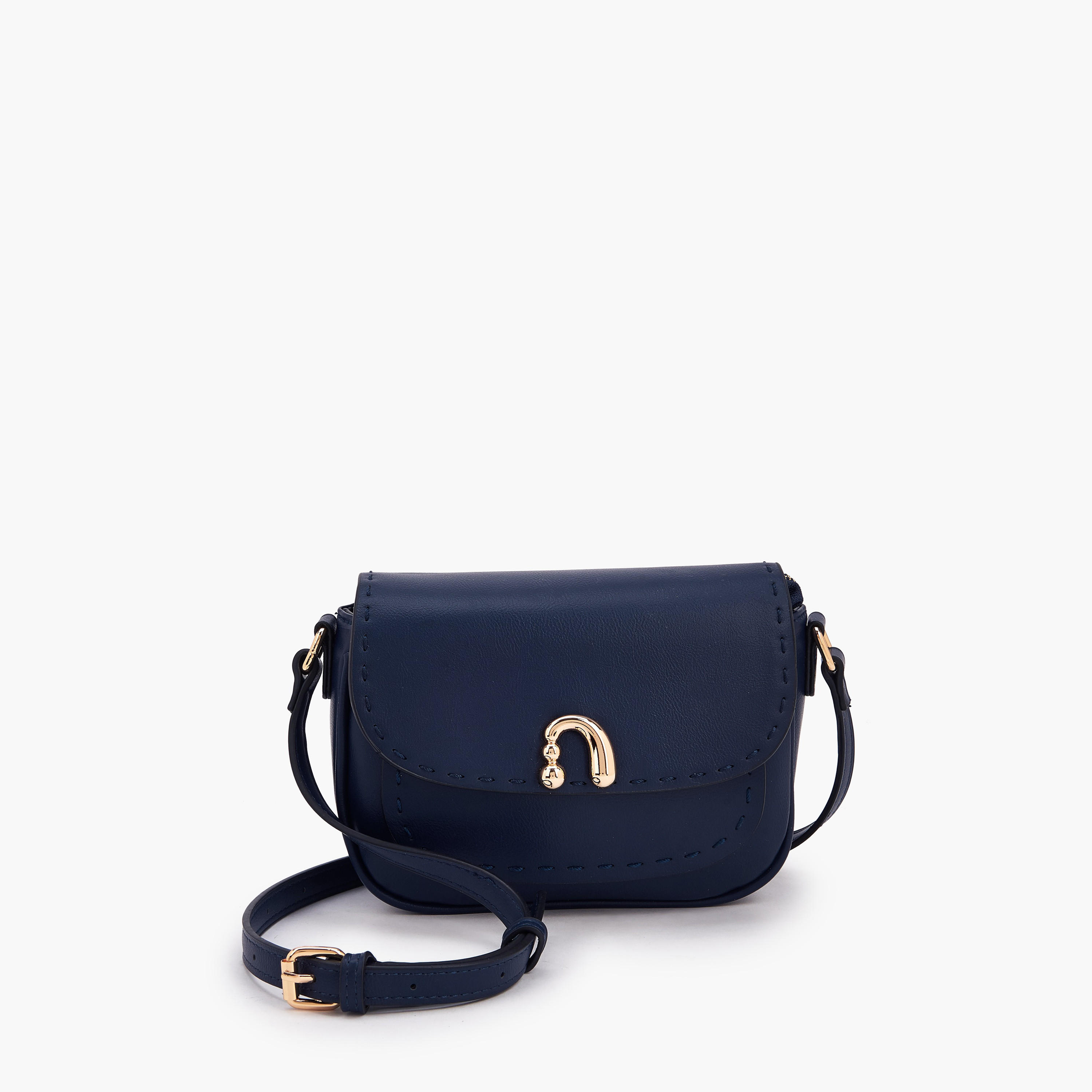 Paprika Solid Crossbody Bag with Adjustable Strap-women-bagsandwallets-handbags-image-1