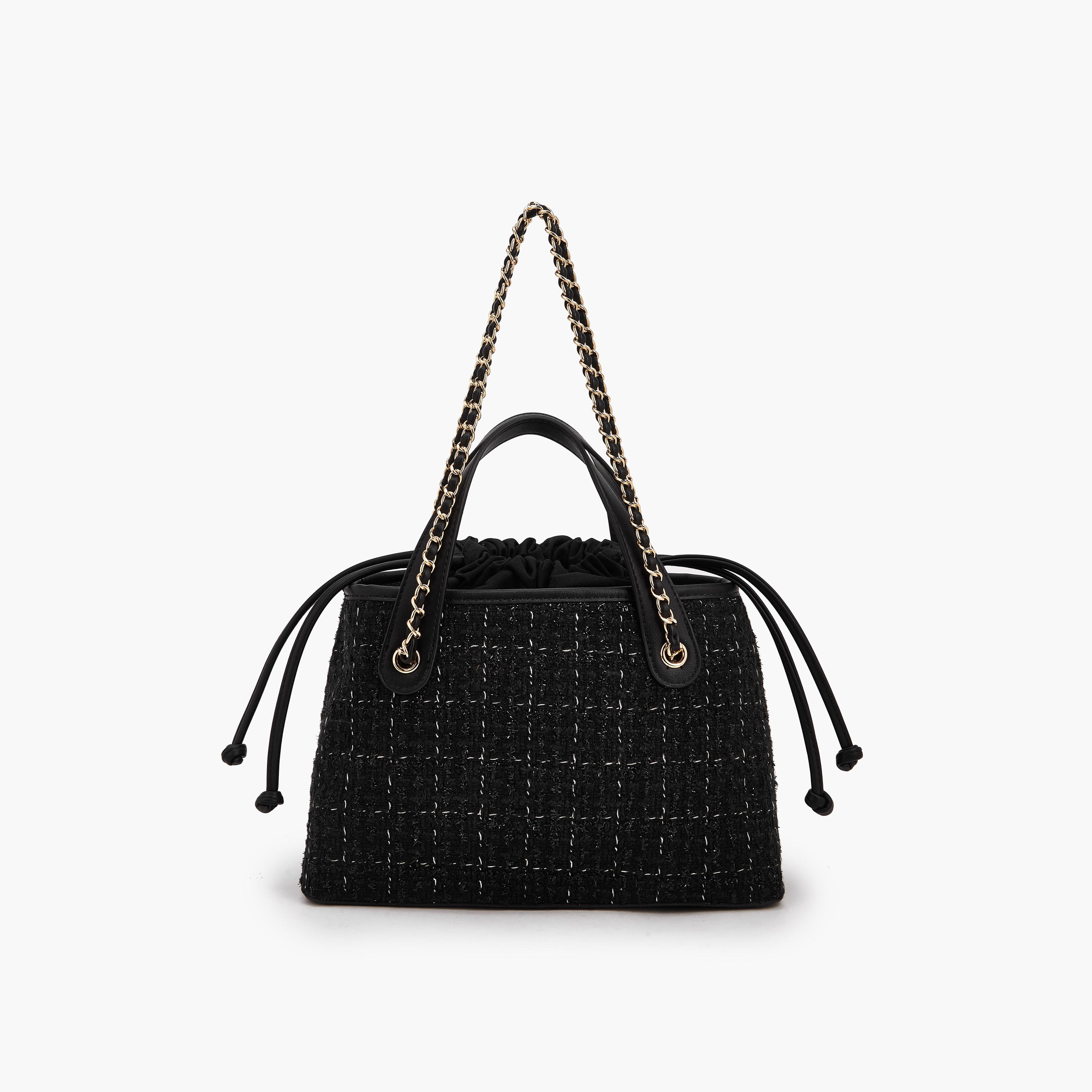 شنطة توت بارزة الملمس بنقشة جاكار مع إغلاق برباط شد من بابريكا-women-bagsandwallets-handbags-image-3