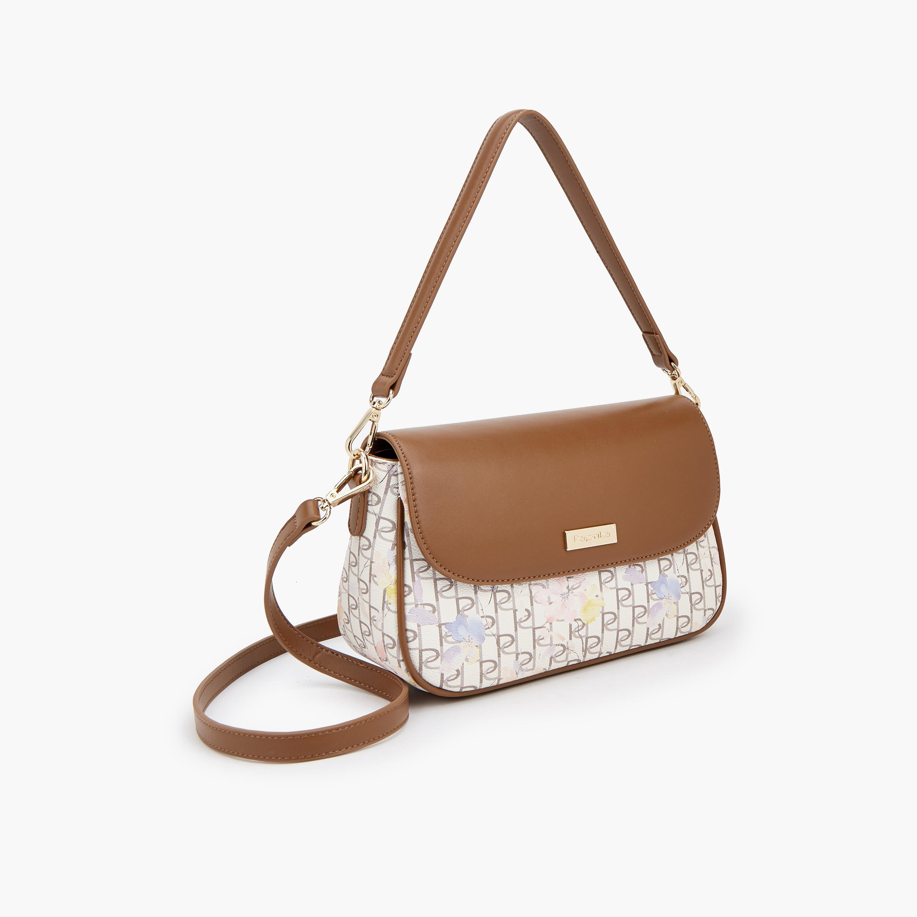 Paprika Monogram Print Crossbody Bag with Detachable Strap-women-bagsandwallets-handbags-image-4