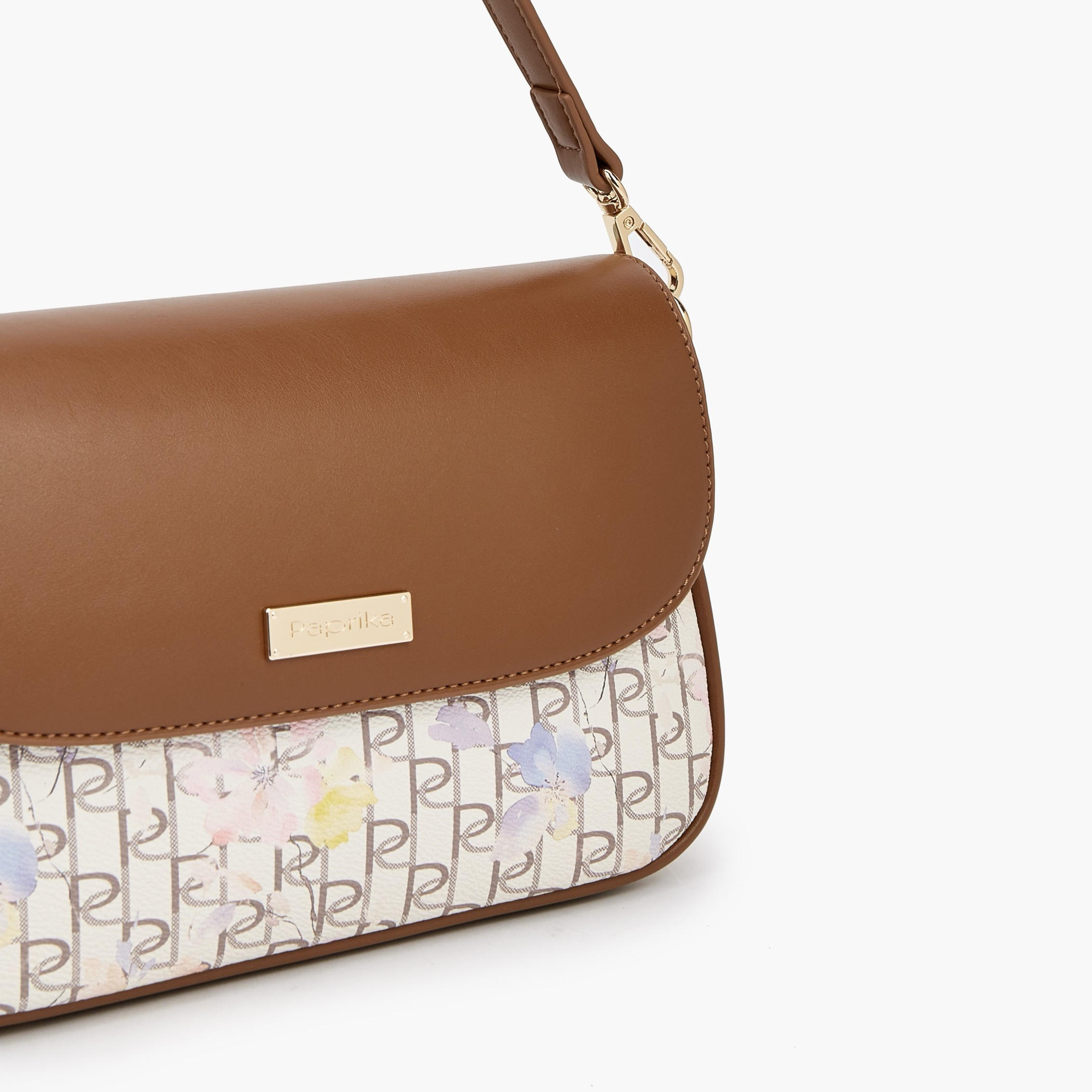 Paprika Monogram Print Crossbody Bag with Detachable Strap-women-bagsandwallets-handbags-image-5