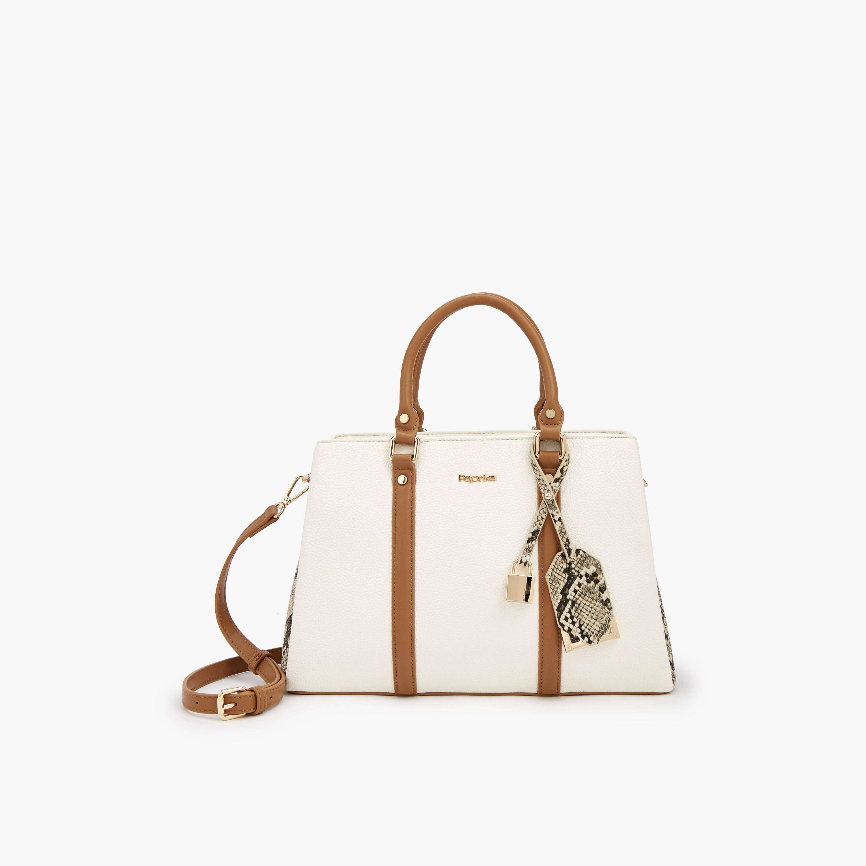 Paprika Animal Print Tote Bag with Double Handles-women-bagsandwallets-handbags-image-1