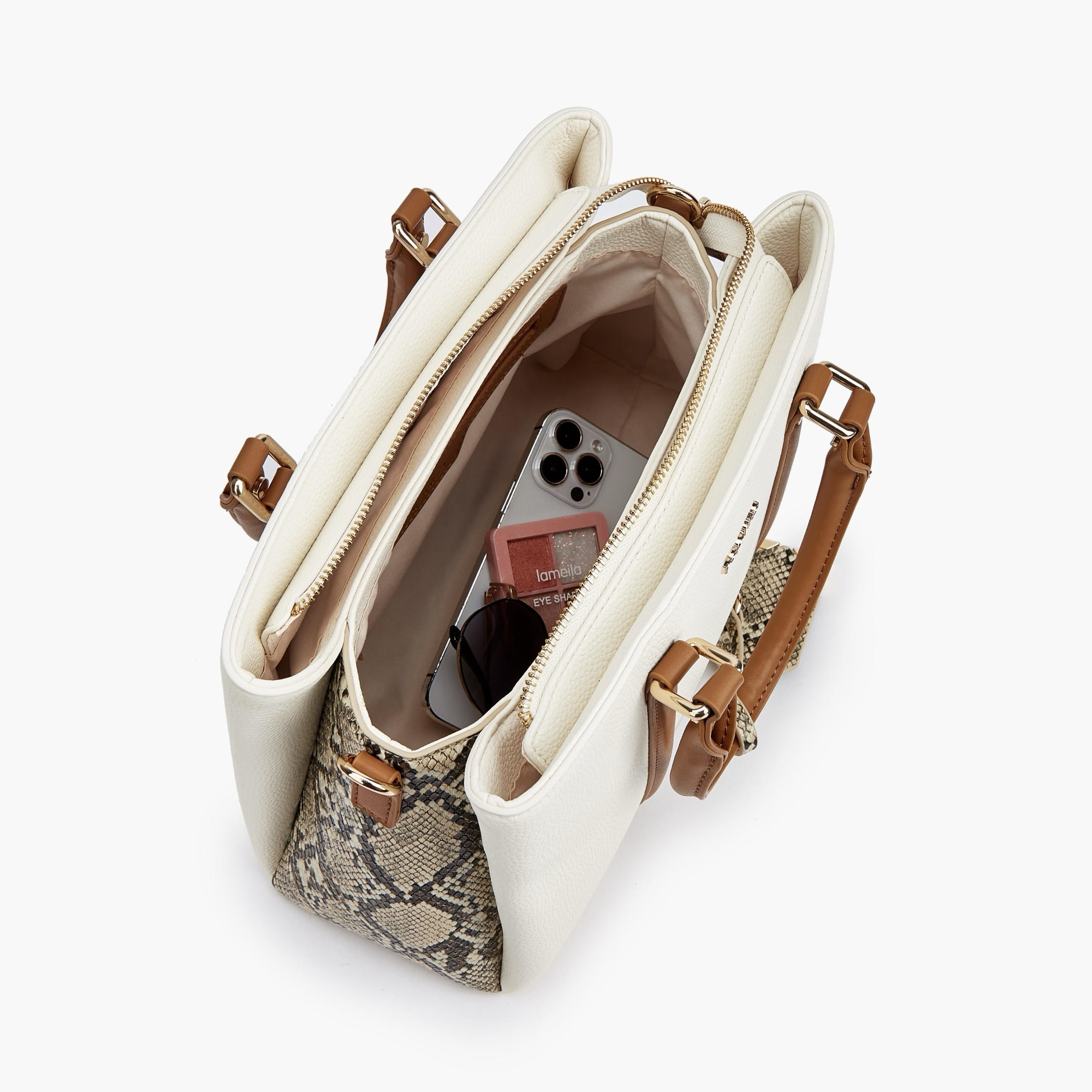 Paprika Animal Print Tote Bag with Double Handles-women-bagsandwallets-handbags-image-7