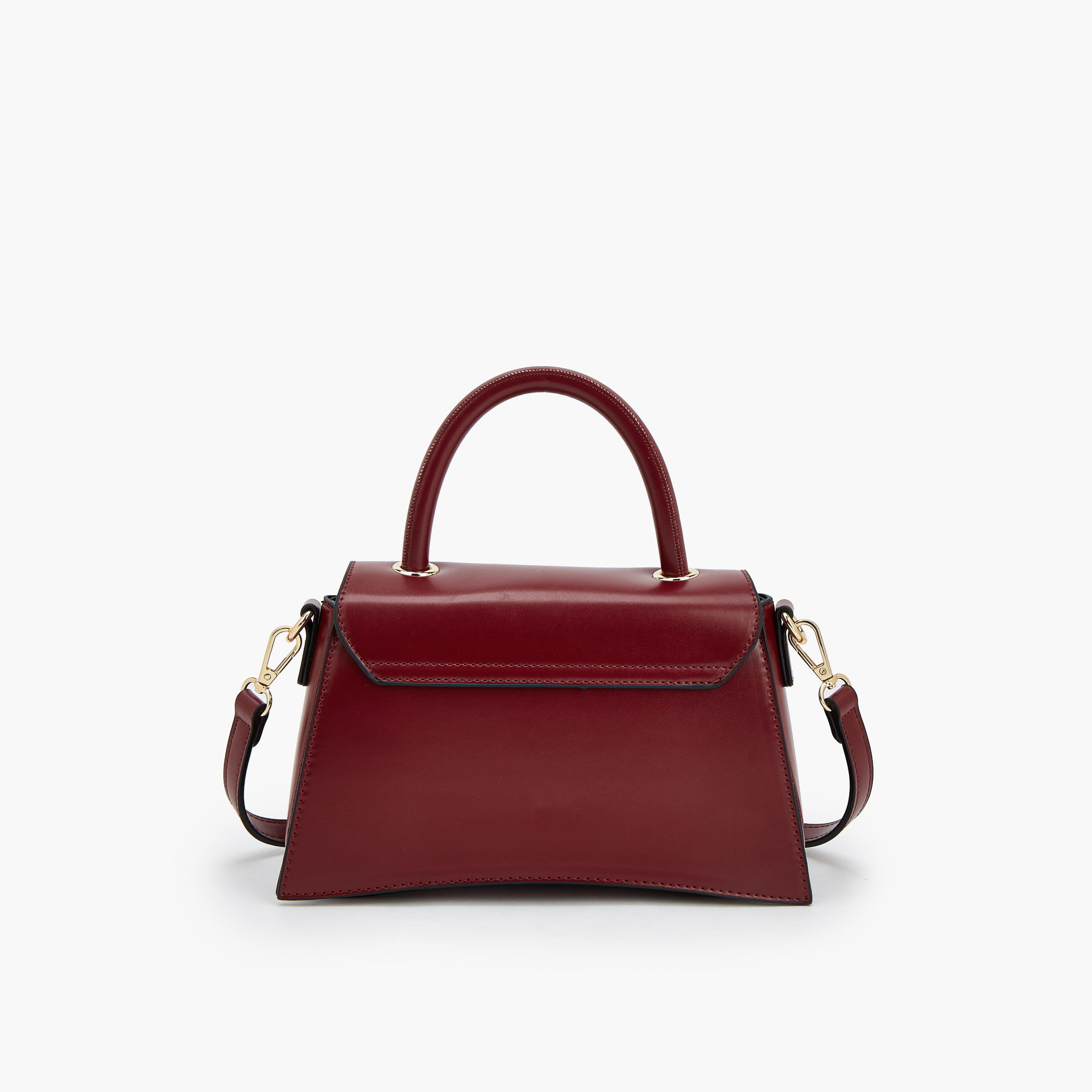 Paprika Solid Satchel Bag with Detachable Strap-women-bagsandwallets-handbags-image-5