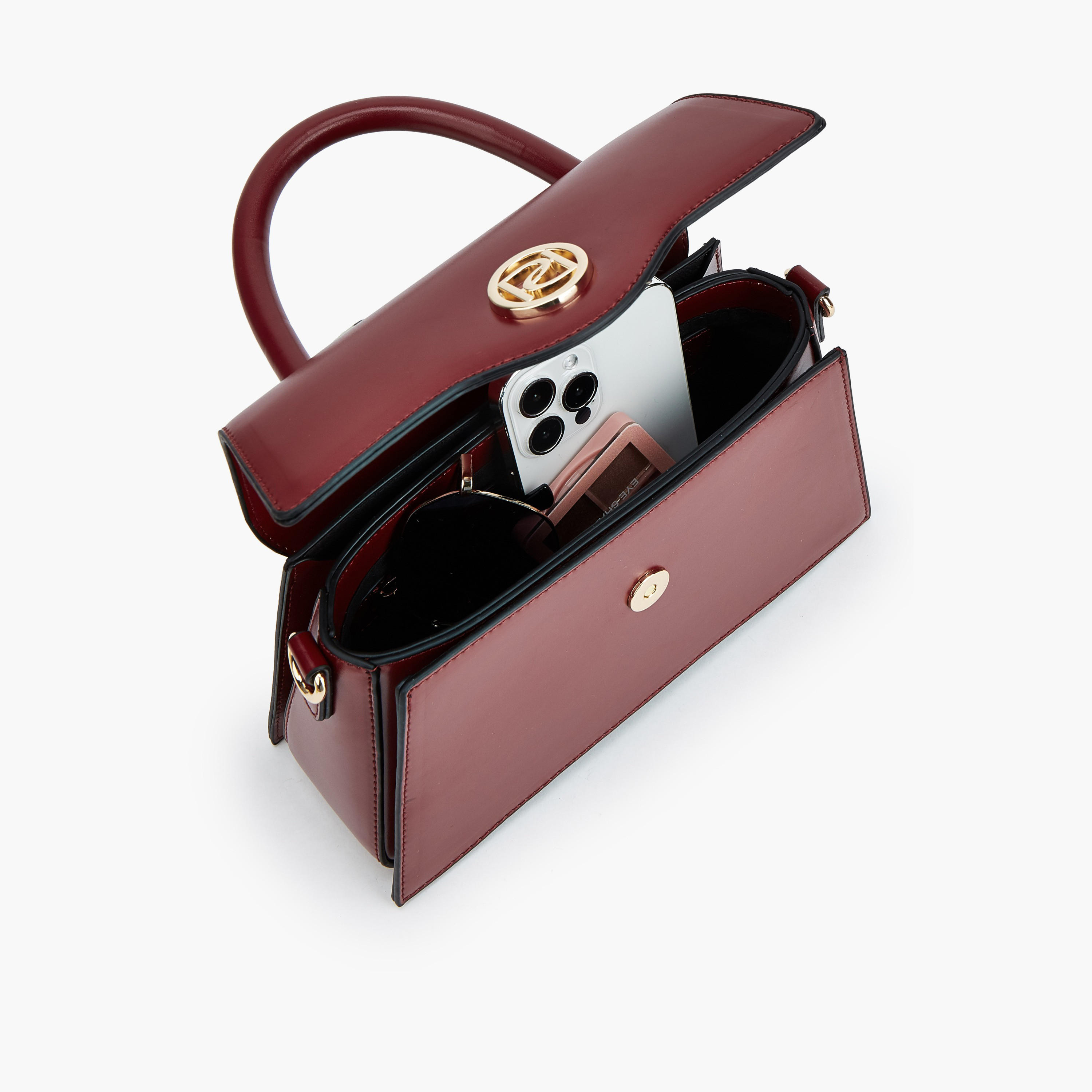 Paprika Solid Satchel Bag with Detachable Strap-women-bagsandwallets-handbags-image-7