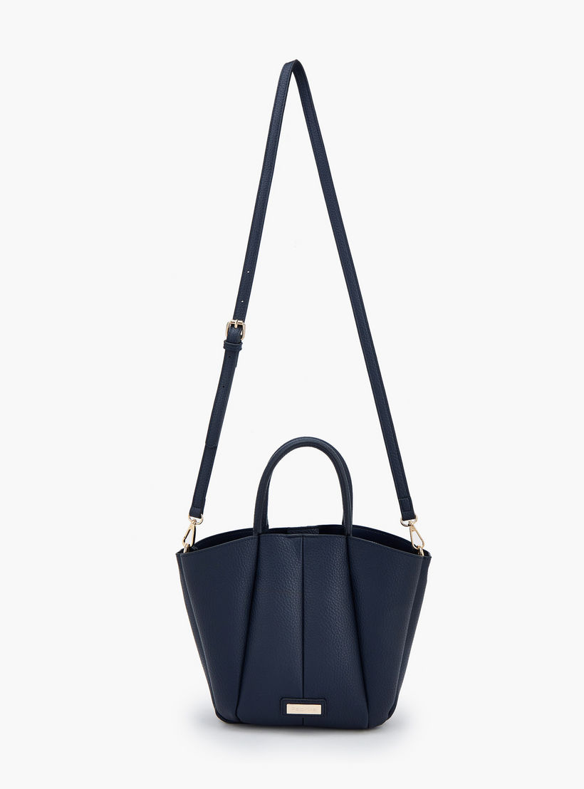 Paprika Textured Tote Bag with Detachable Strap-women-bagsandwallets-handbags-image-3