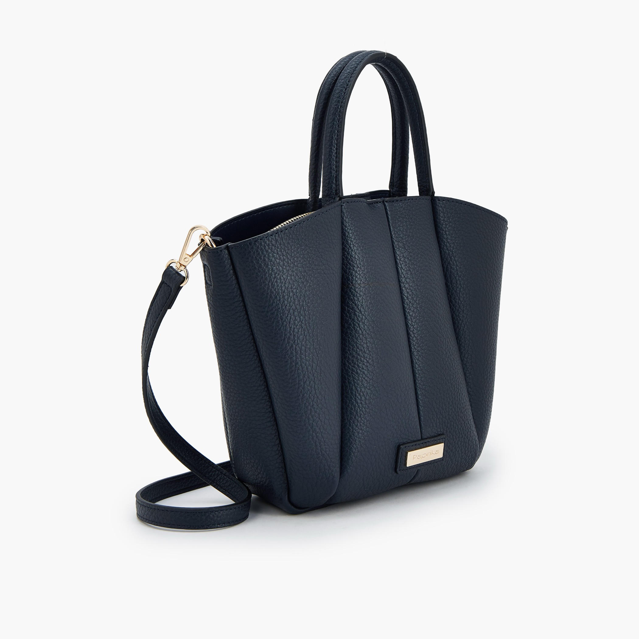 Paprika Textured Tote Bag with Detachable Strap-women-bagsandwallets-handbags-image-4